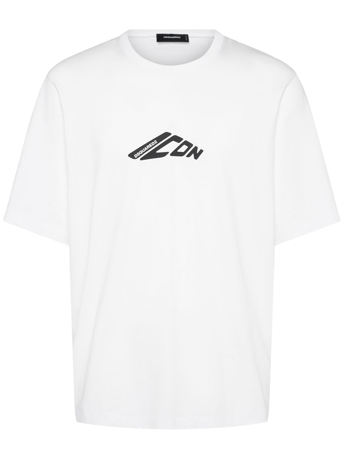 Dsquared2 Loose Fit Icon Logo T-shirt In White