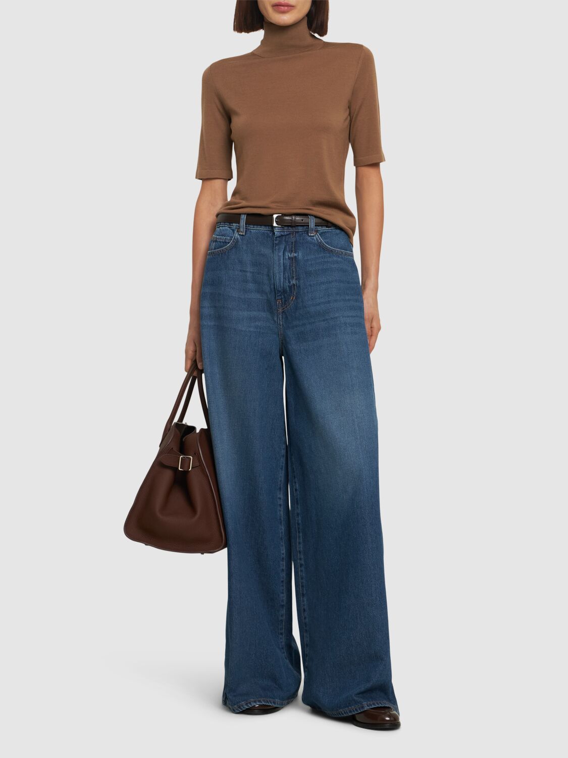 Shop 's Max Mara Gigi Wool Knitted Top In Camel