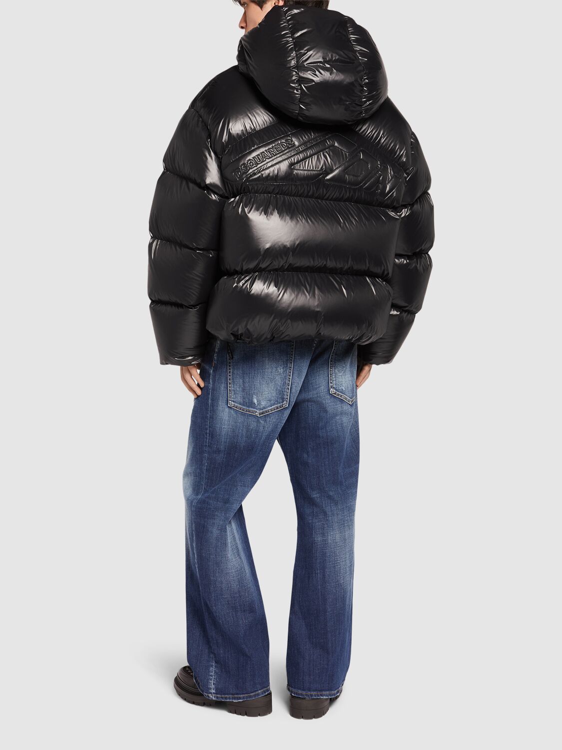 Shop Dsquared2 Kaban Down Jacket In Black