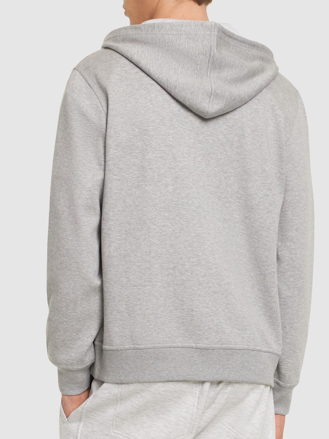 Brunello Cucinelli Leisure Zipped Sweatshirt In Grey