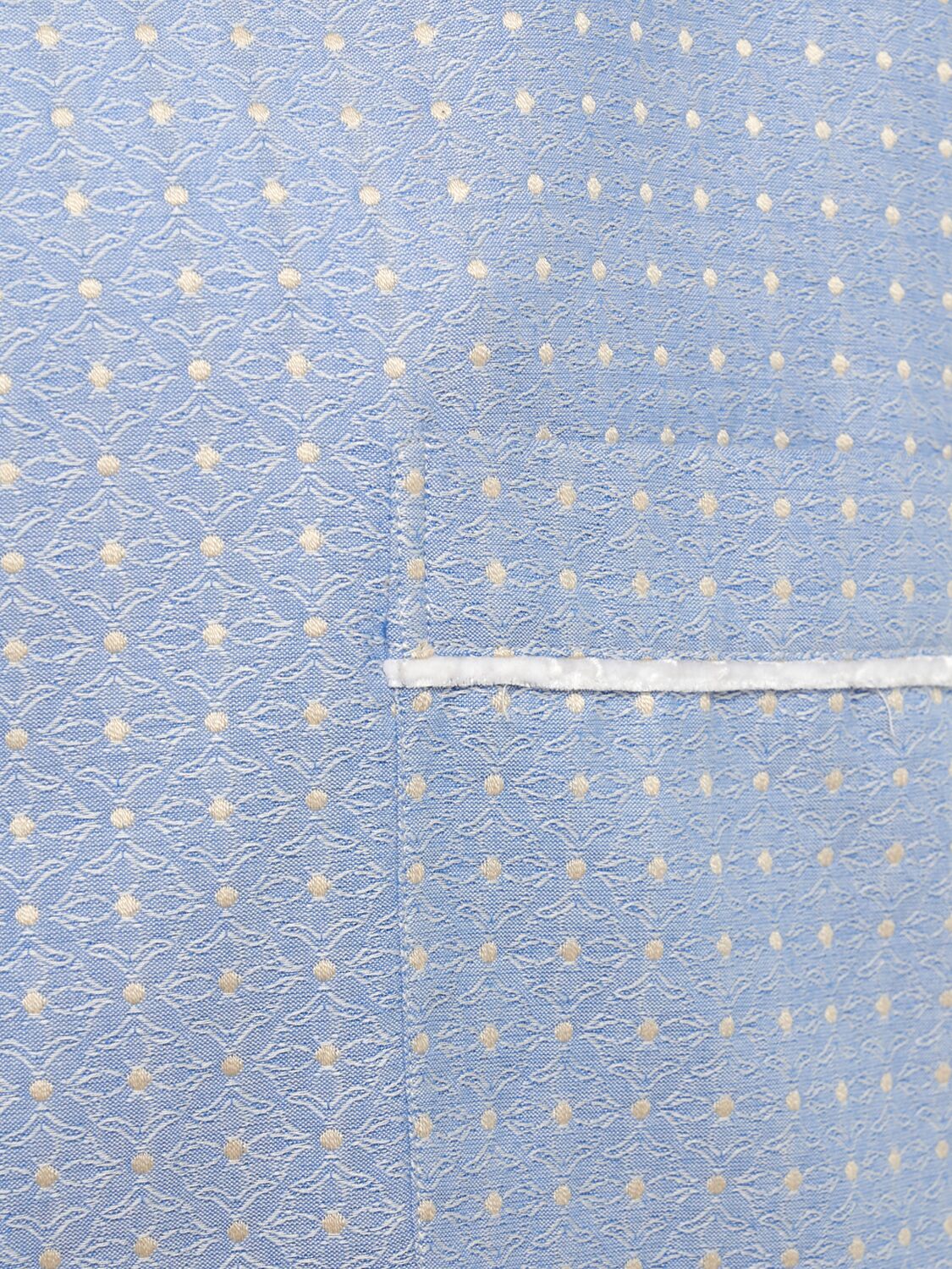 Shop Etro Cotton Poplin Shirt In Blue/white