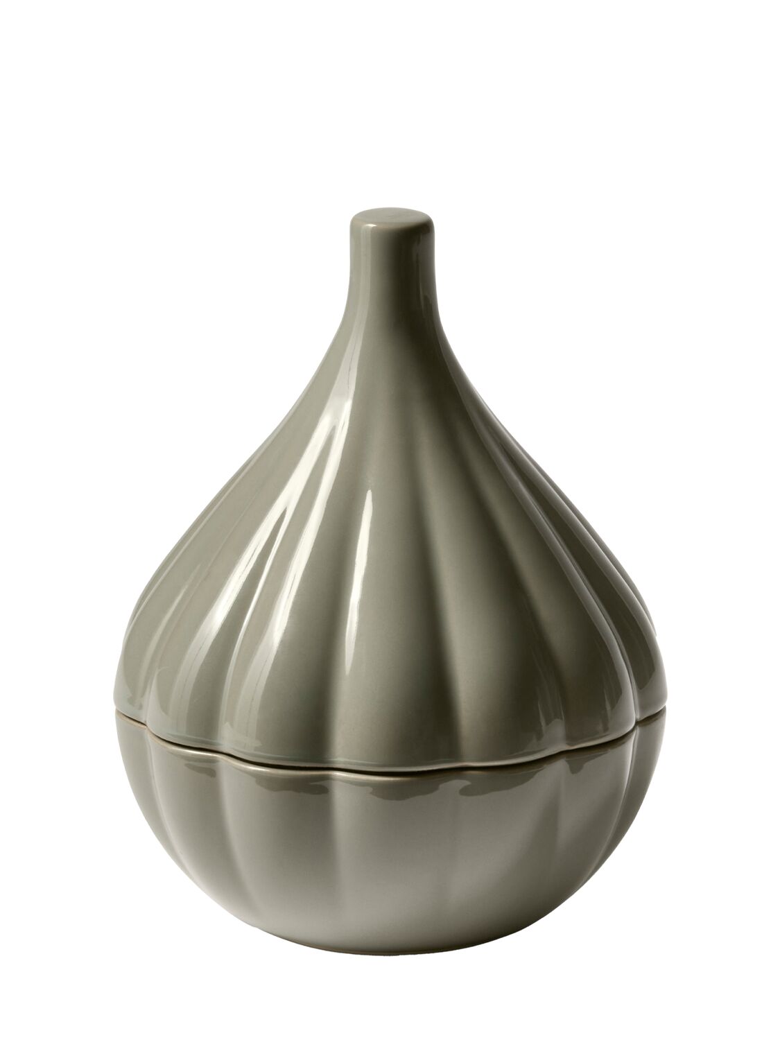 Cassina Taac Onion Ceramic Container In Gray