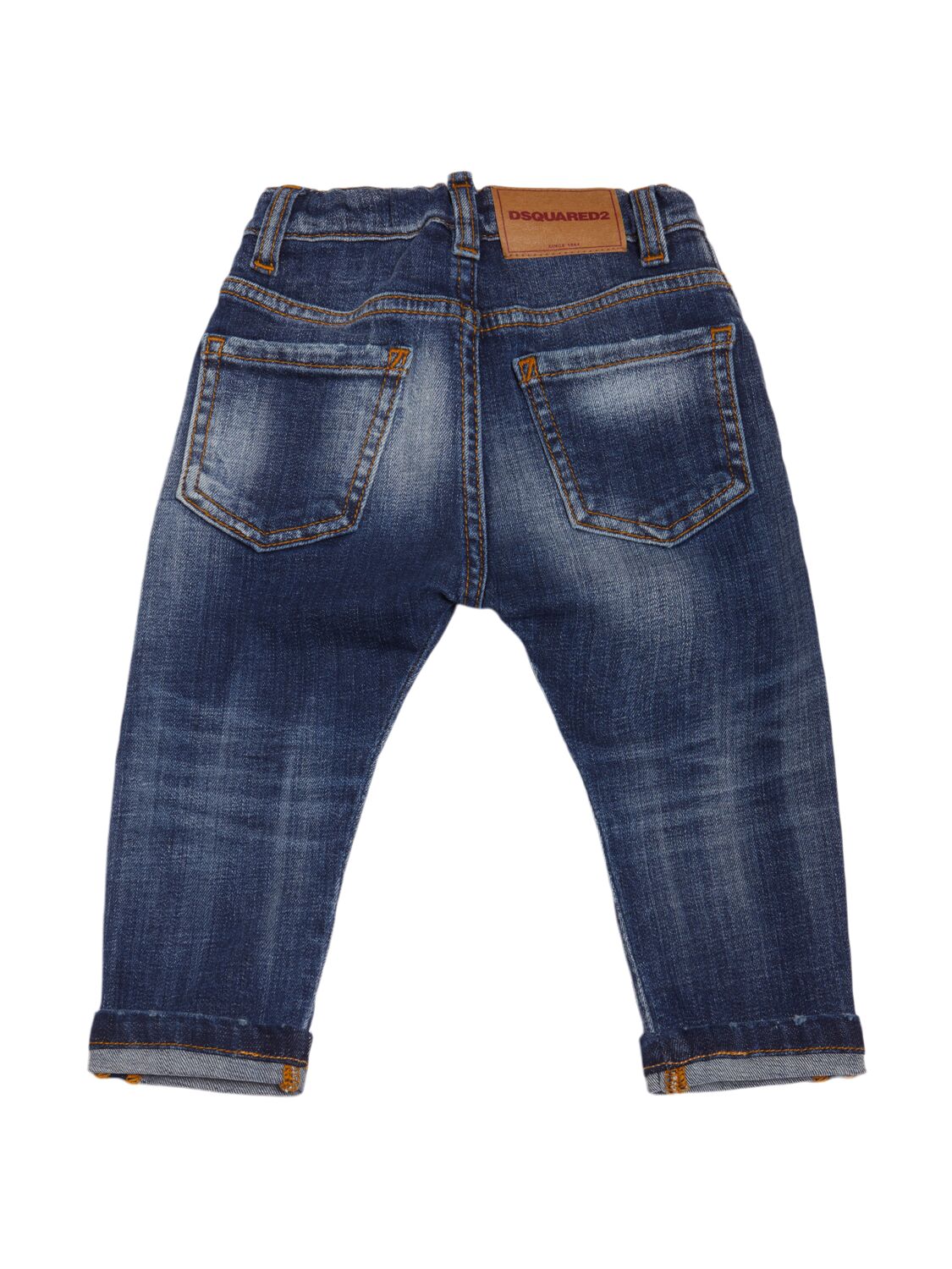 Shop Dsquared2 Stretch Cotton Denim Jeans In Blue