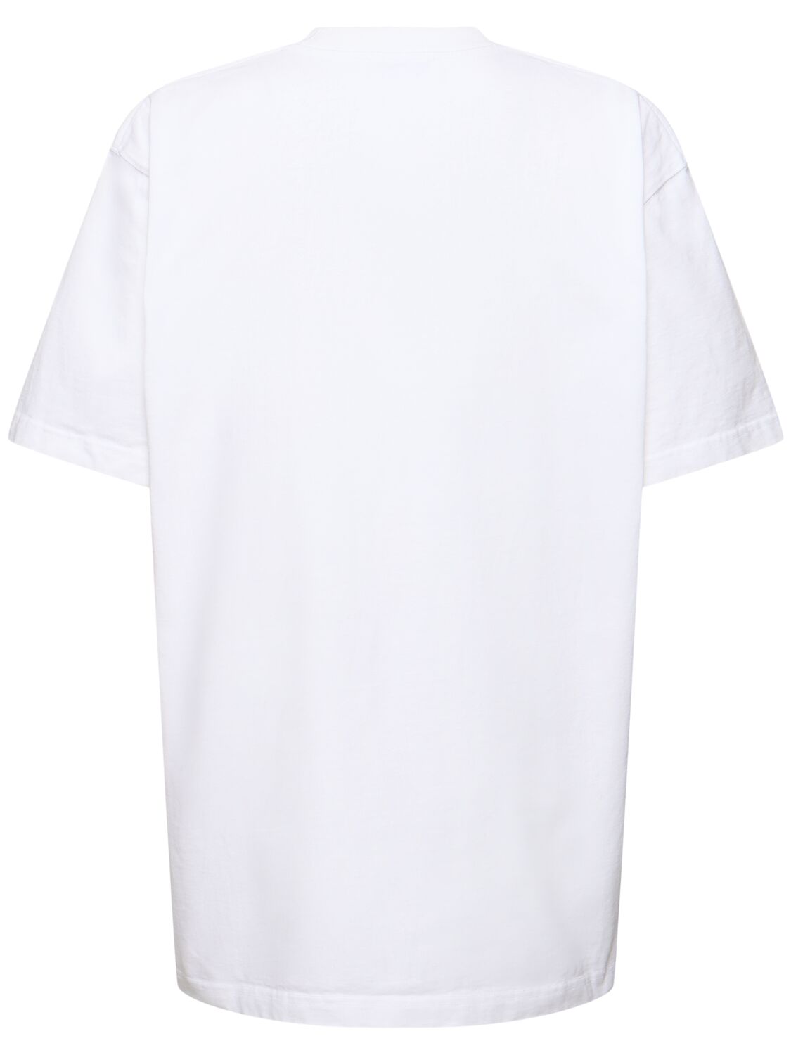 Shop Jw Anderson Puffin Cotton Jersey T-shirt In White