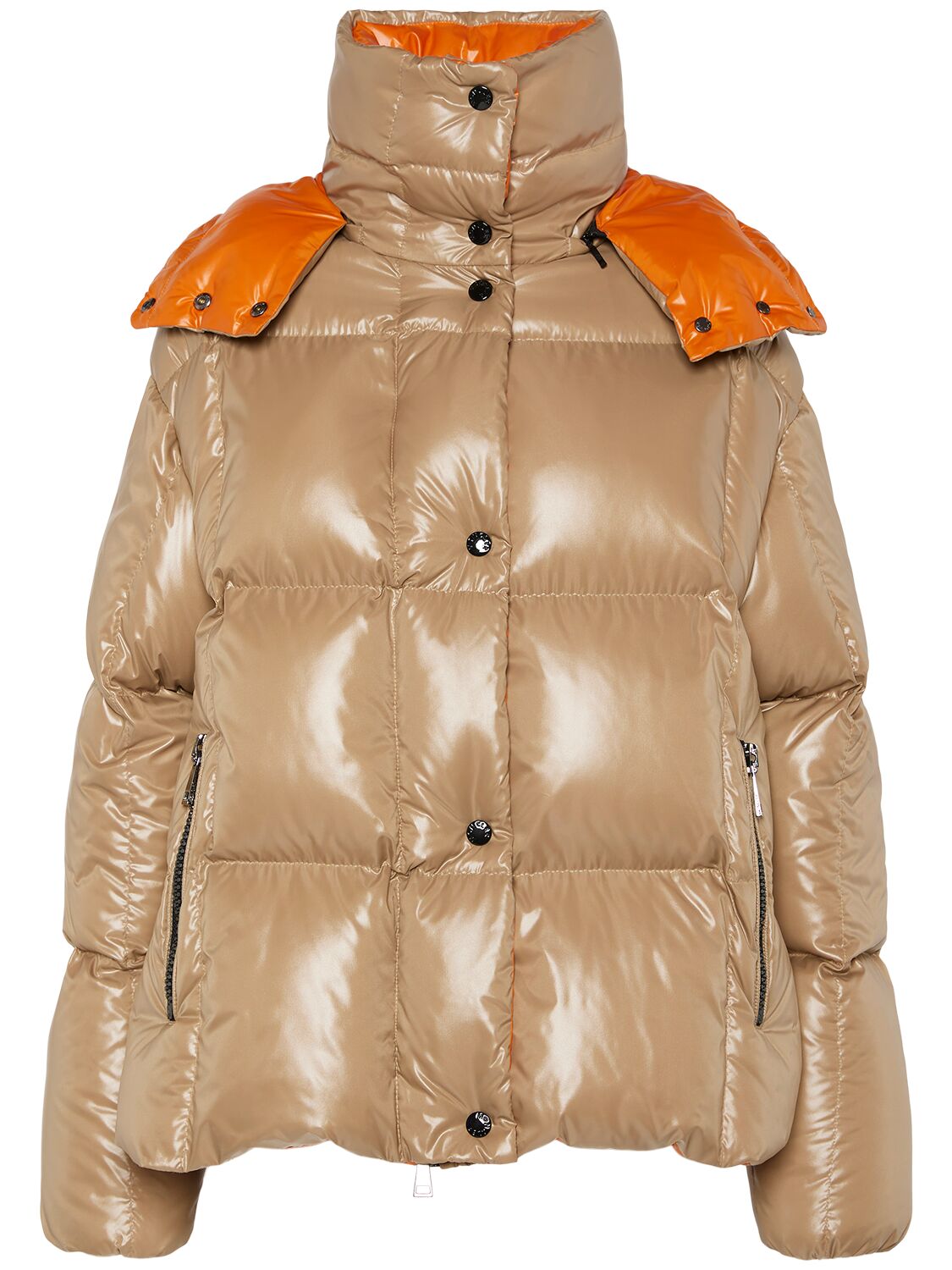 MONCLER PARANA NYLON LAQUÉ DOWN JACKET 