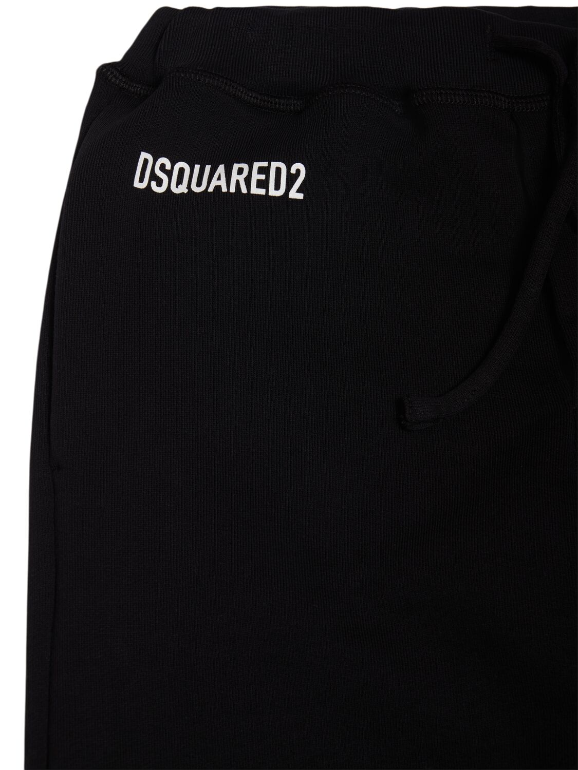 Shop Dsquared2 Cotton Sweatpants In Black