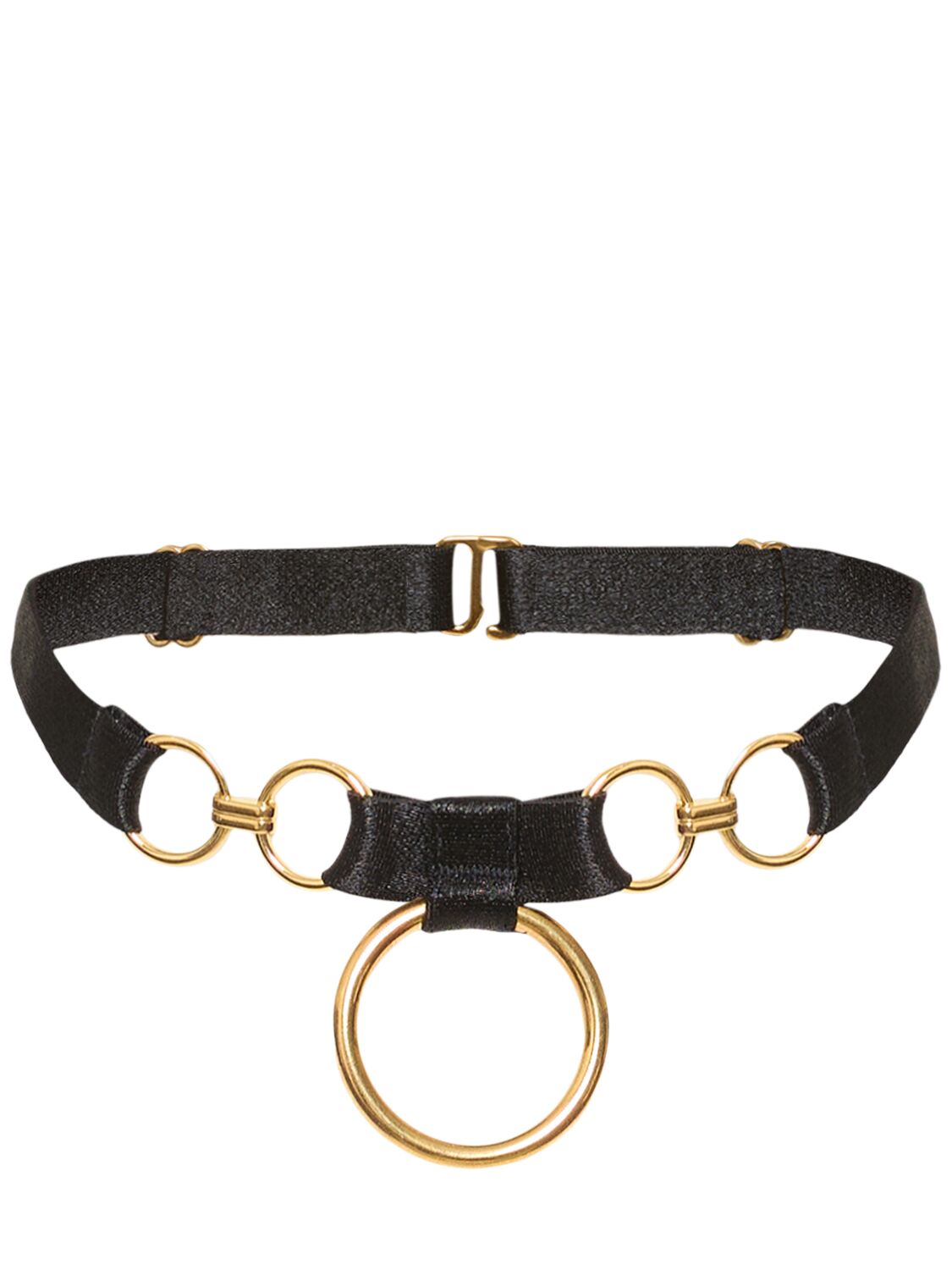 Bordelle Retta Ring Collar In Black