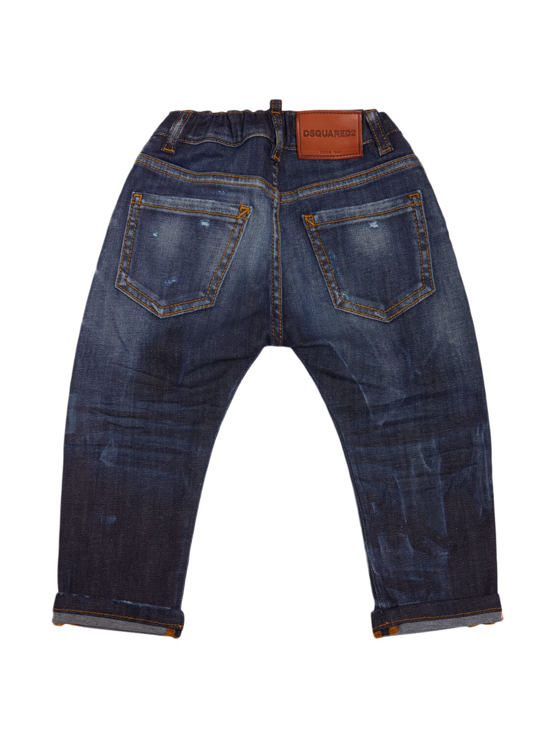 Shop Dsquared2 Stretch Cotton Denim Jeans In Blue