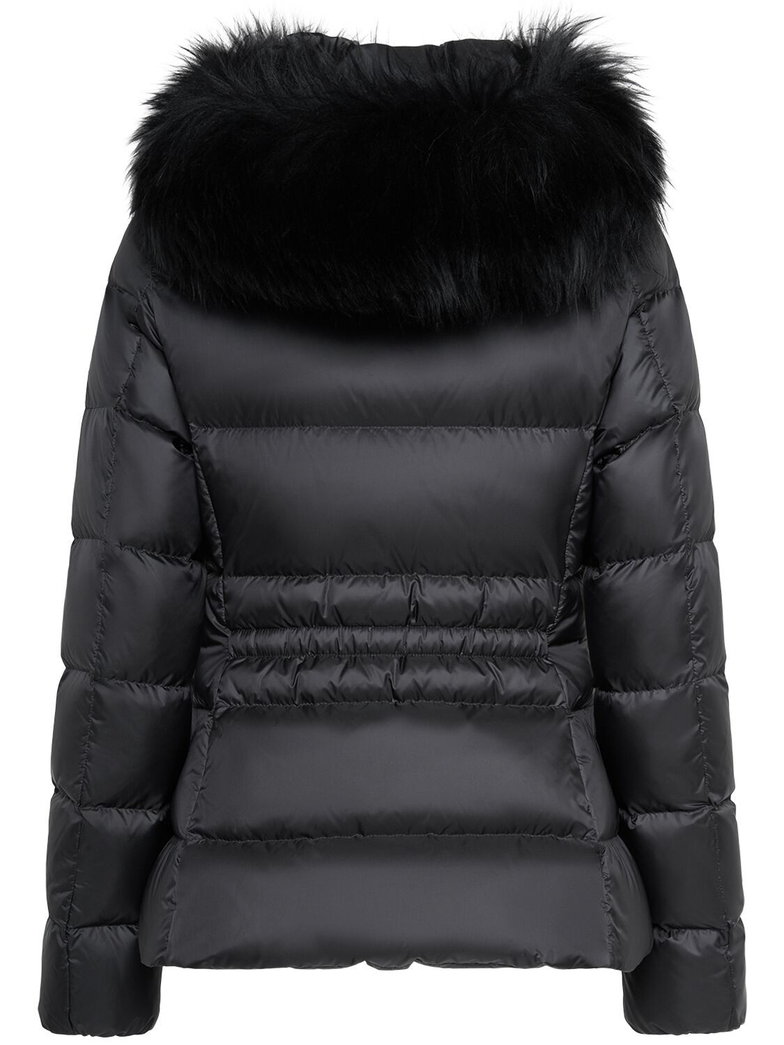 Shop Moncler Boed Nylon Down Jacket In Black