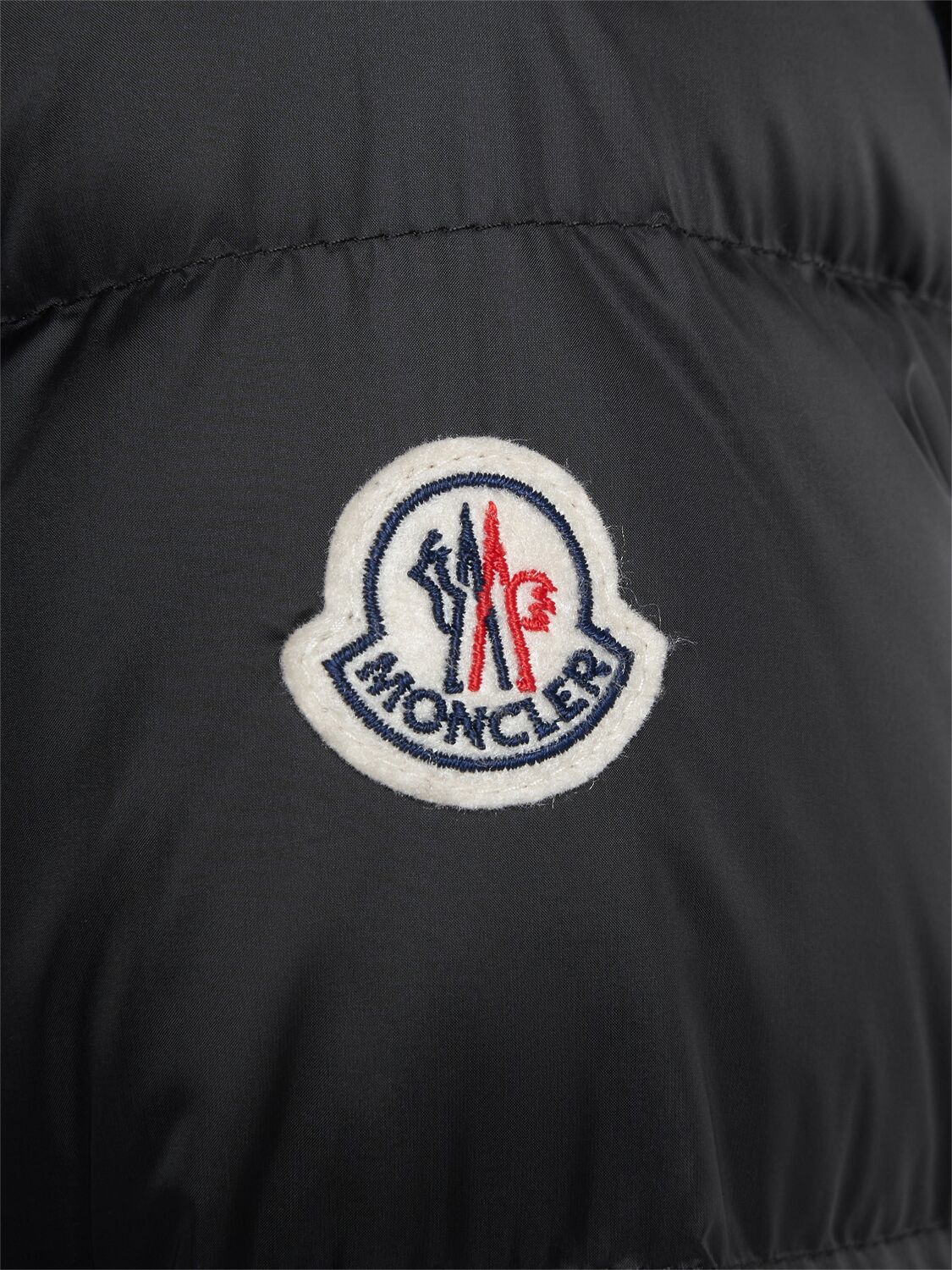 Shop Moncler Boed Nylon Down Jacket In Black