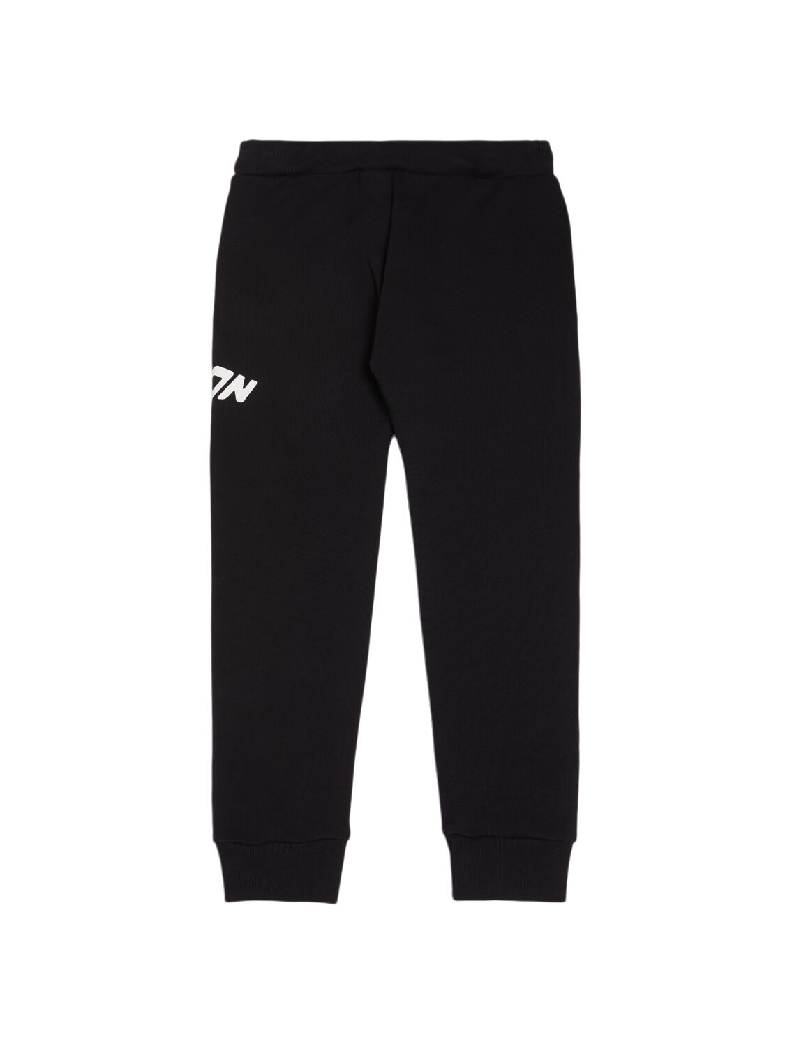 Shop Dsquared2 Printed Cotton Sweatpants In Black