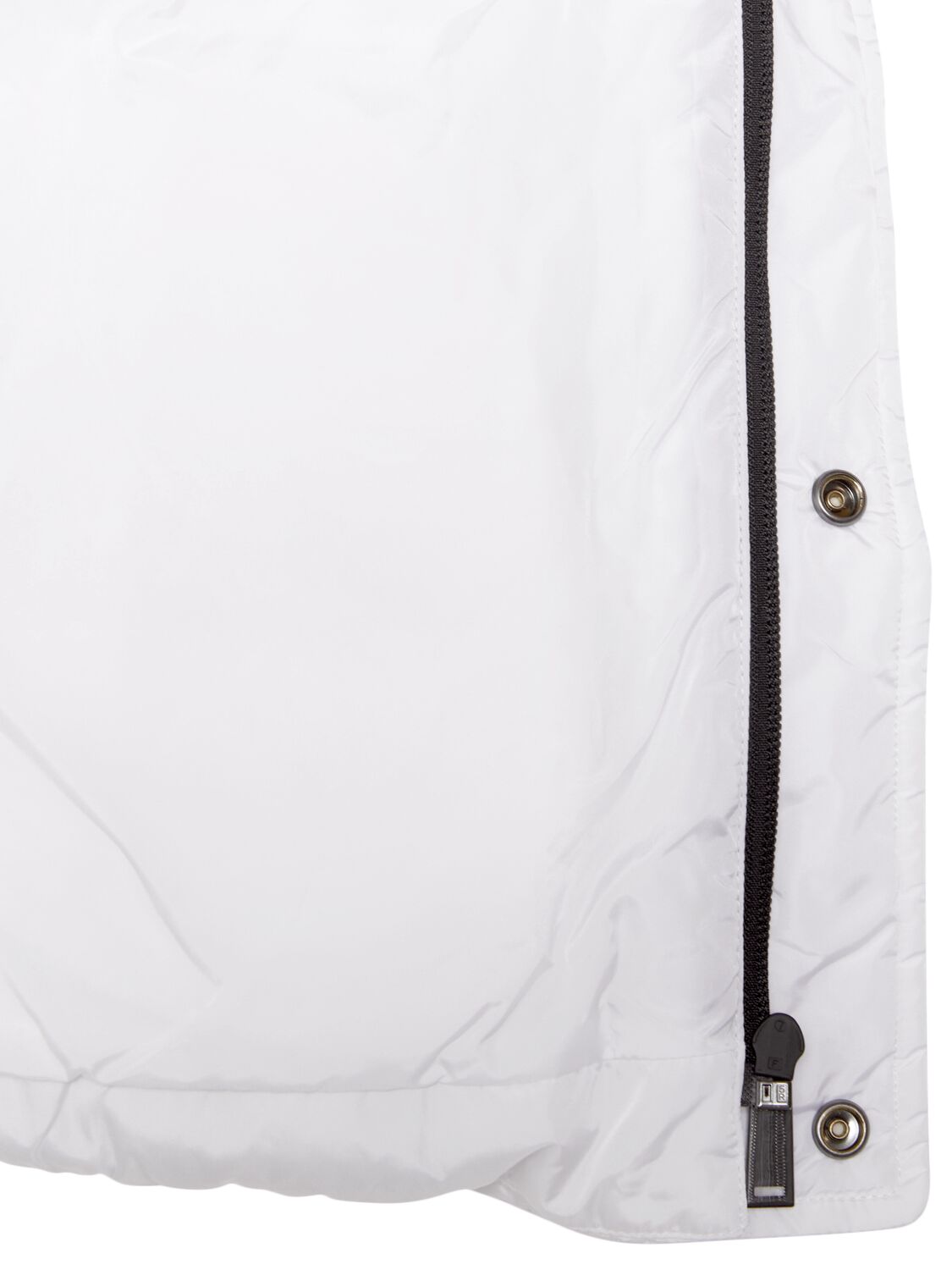 Shop Dsquared2 Hooded Nylon Puffer Jacket In White