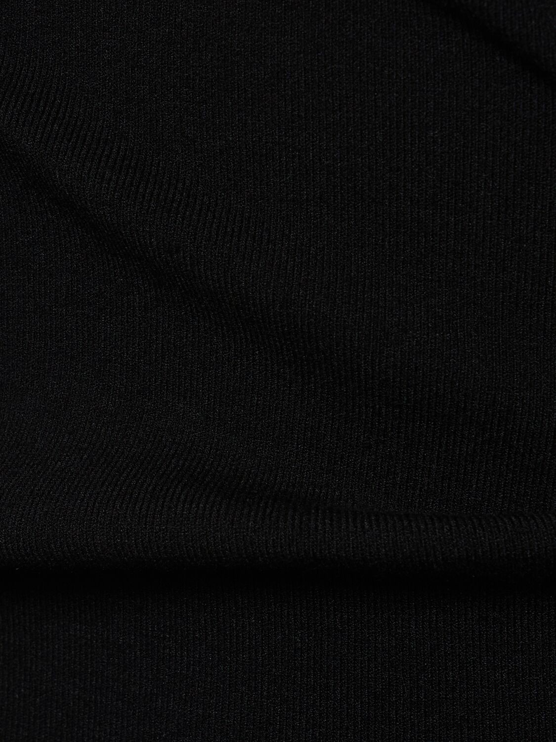 Shop Max Mara Comica Long Sleeved Jersey Midi Dress In Black