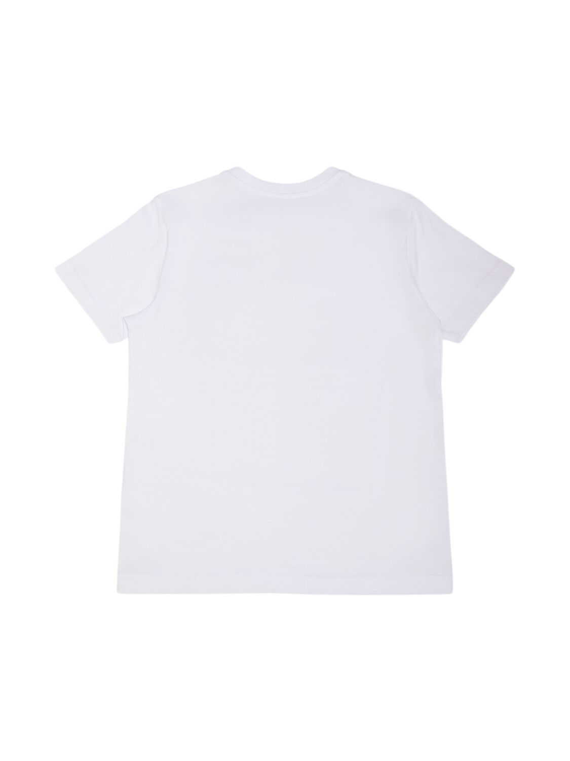 Shop Dsquared2 Printed Cotton Jersey T-shirt In White