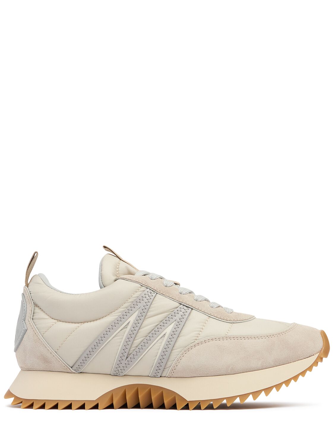 Moncler 30mm Pacey Nylon Sneakers In Light Beige