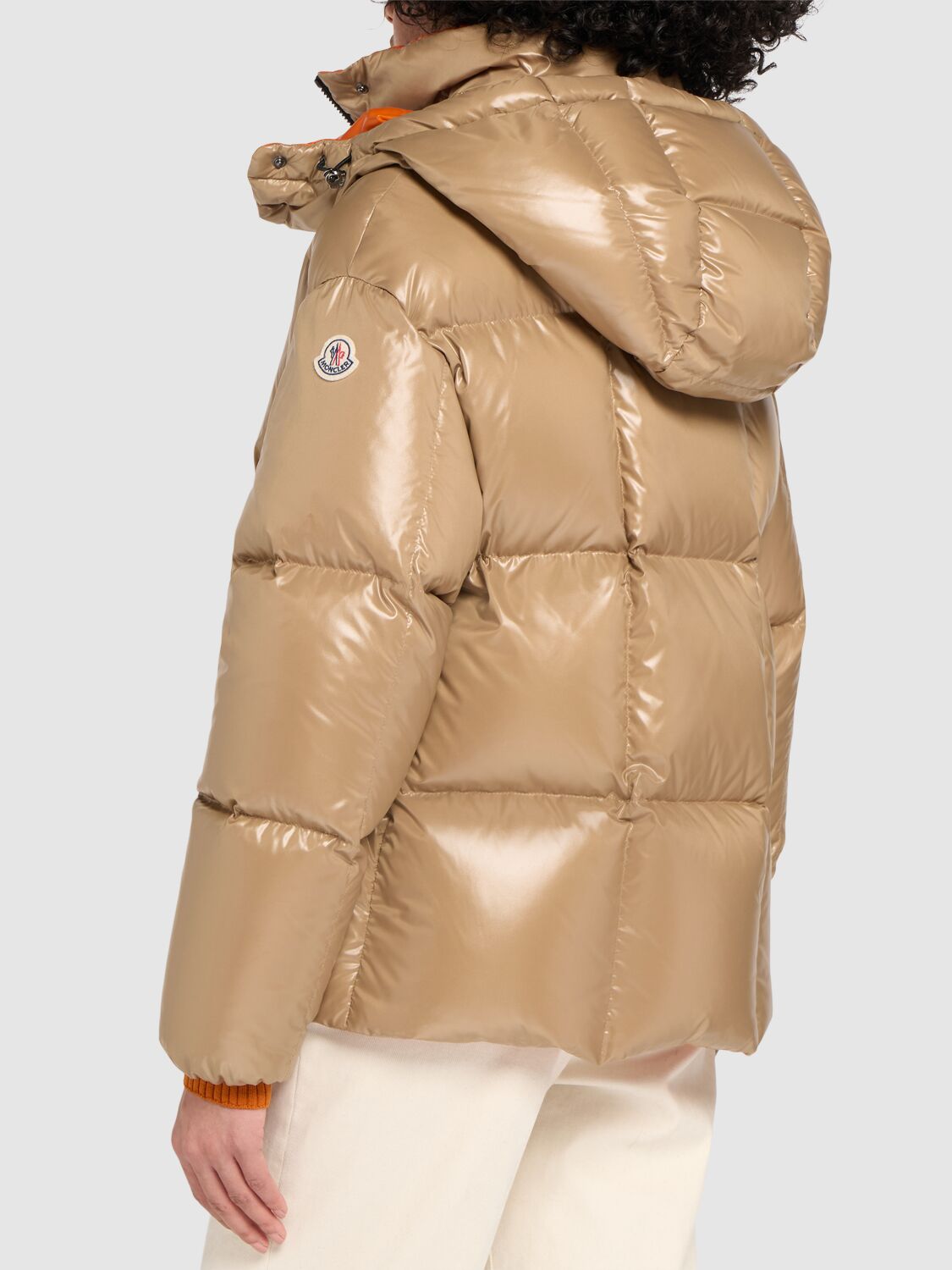 MONCLER PARANA NYLON LAQUÉ DOWN JACKET 