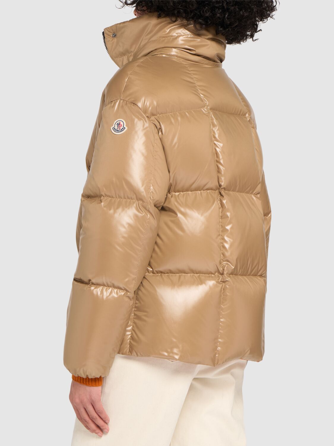 MONCLER PARANA NYLON LAQUÉ DOWN JACKET 