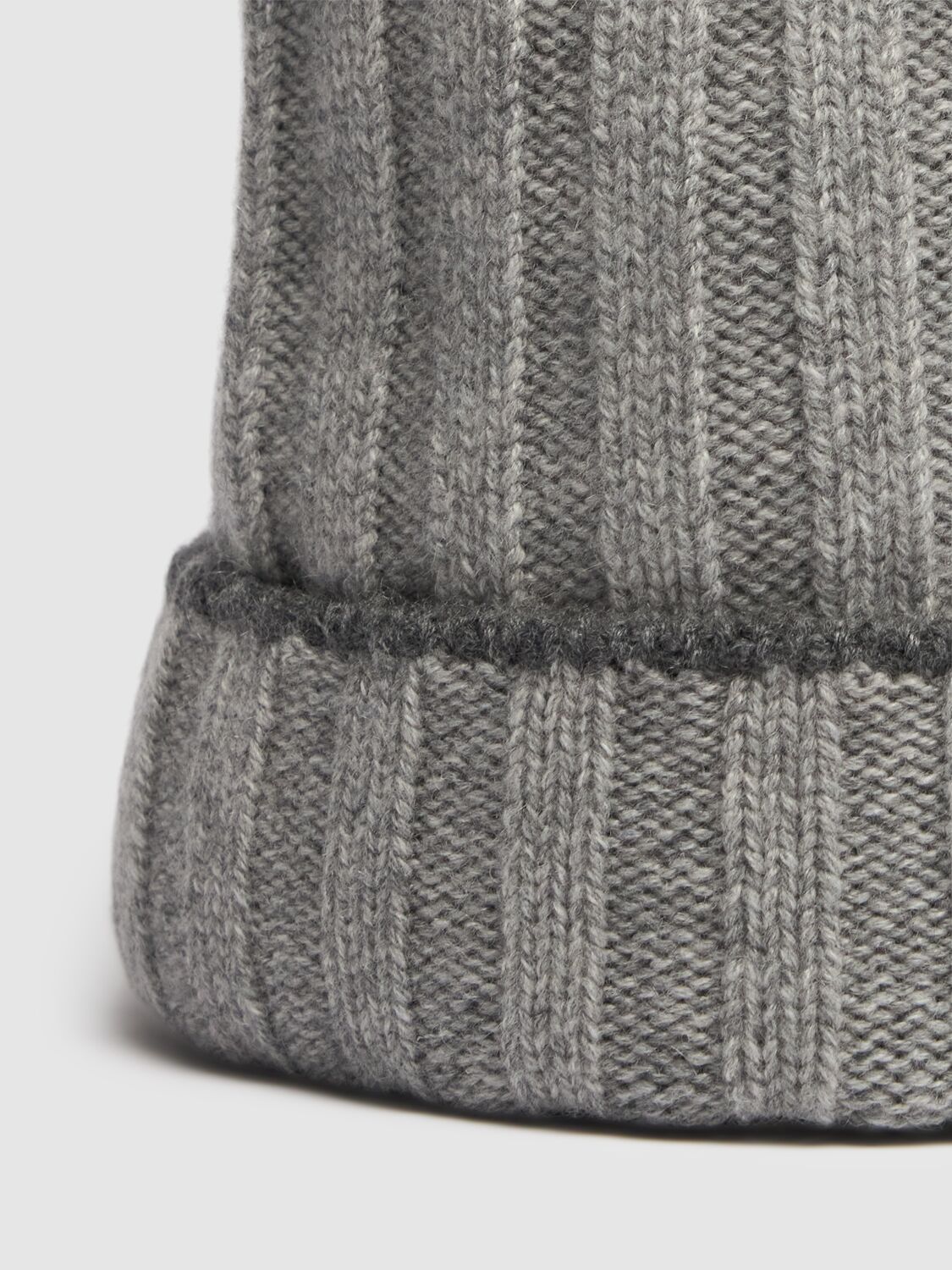 Brunello Cucinelli Flanged Hat In Grey,piombo