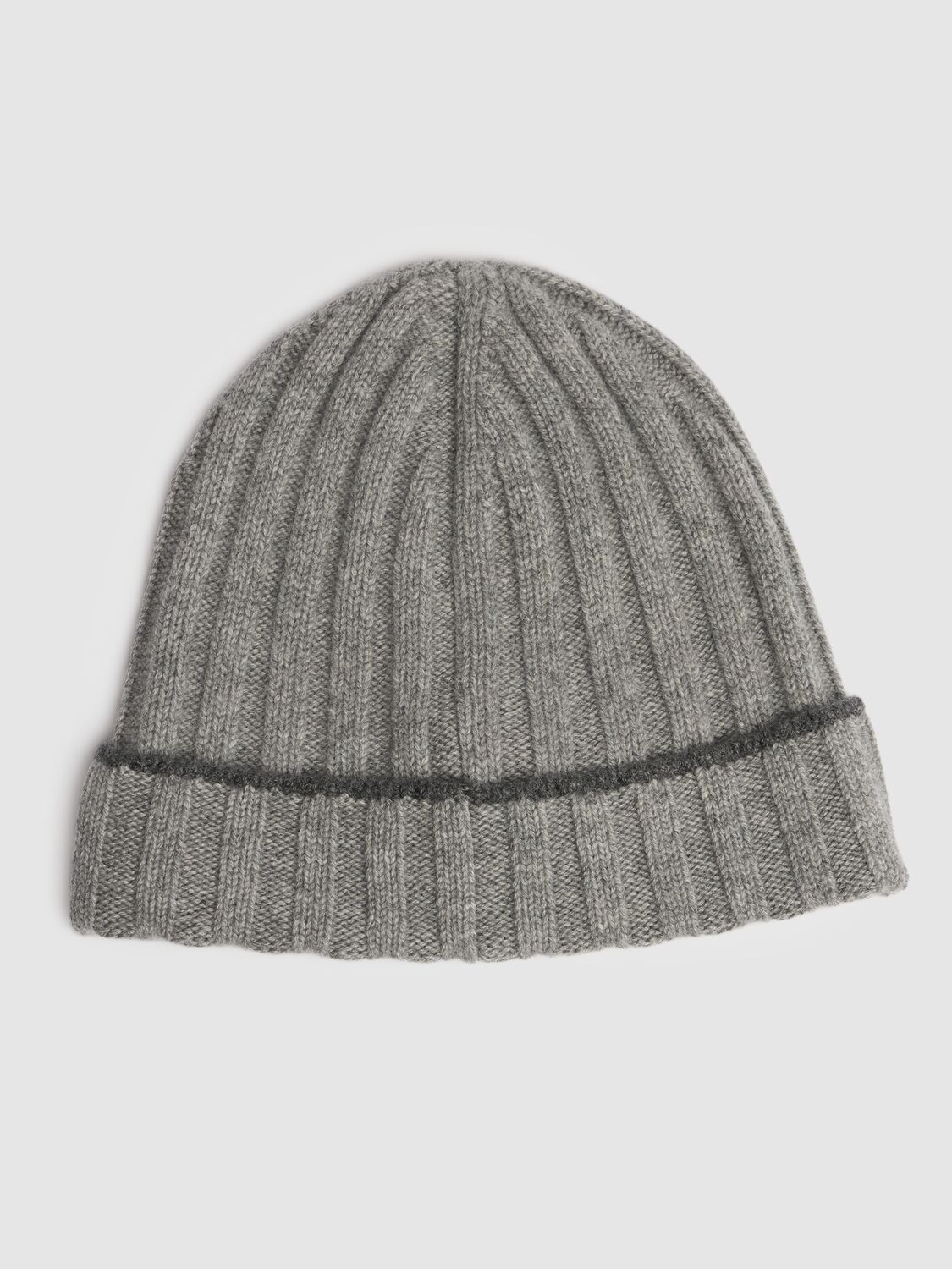 Brunello Cucinelli Flanged Hat In Grey,piombo