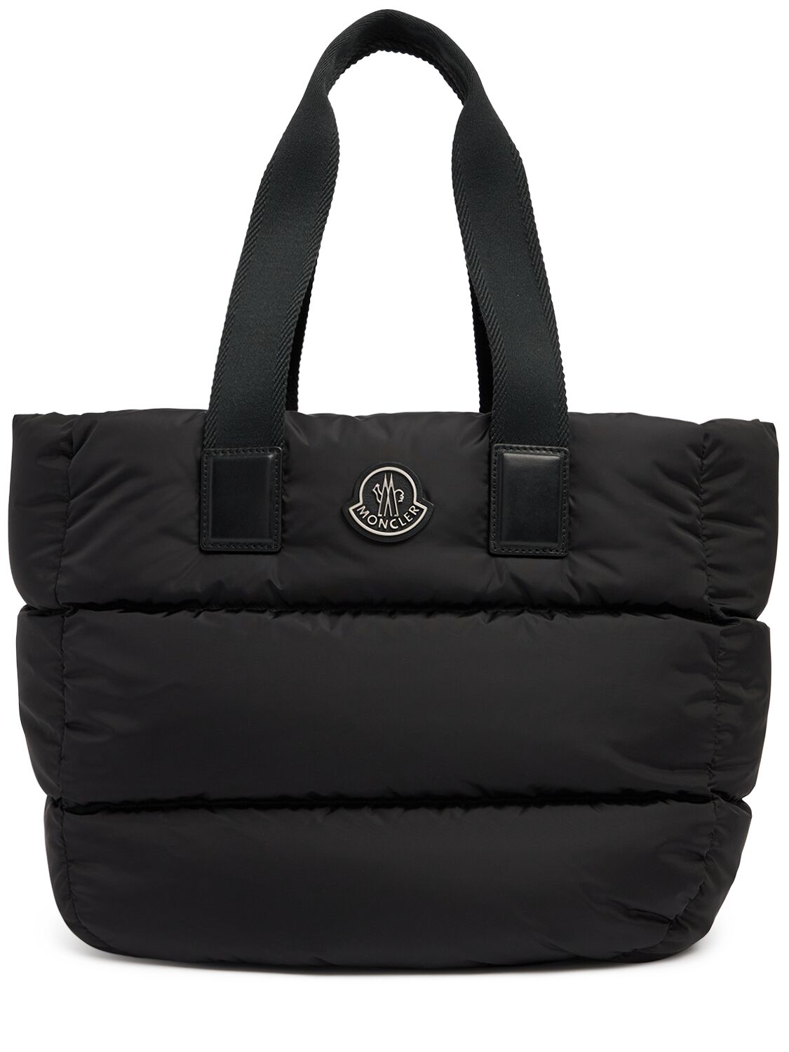 Moncler Caradoc Quilted Nylon Tote Bag In Black