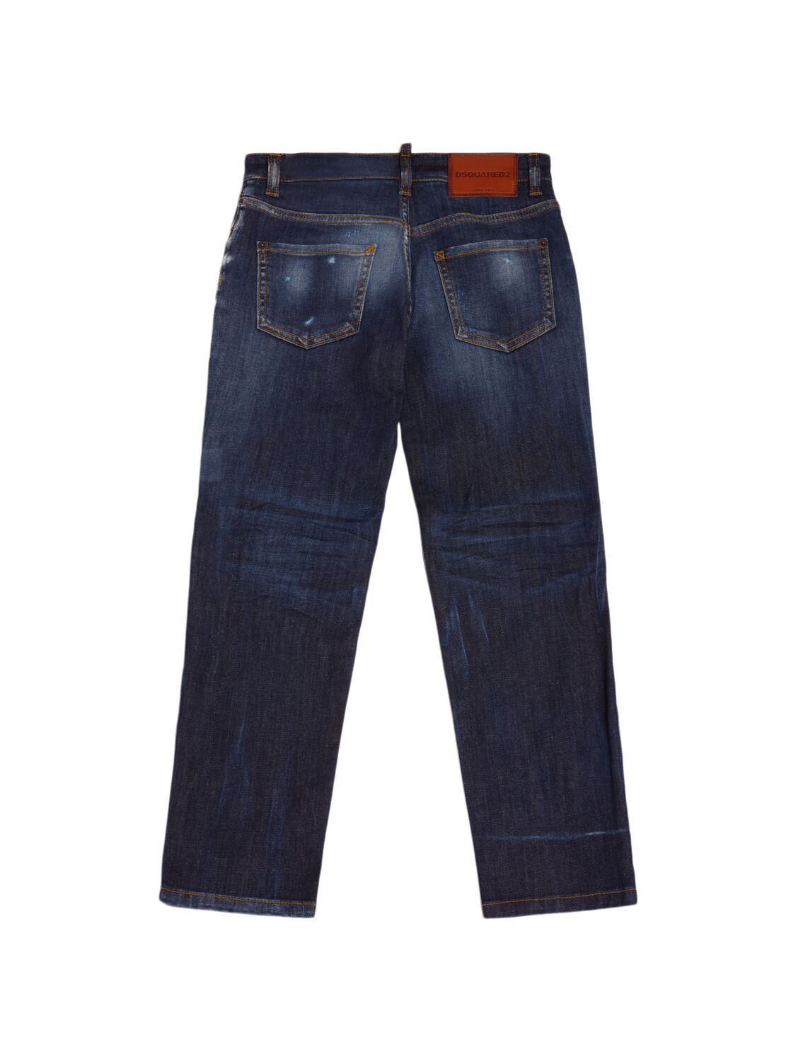 Shop Dsquared2 Stretch Cotton Jeans In Blue