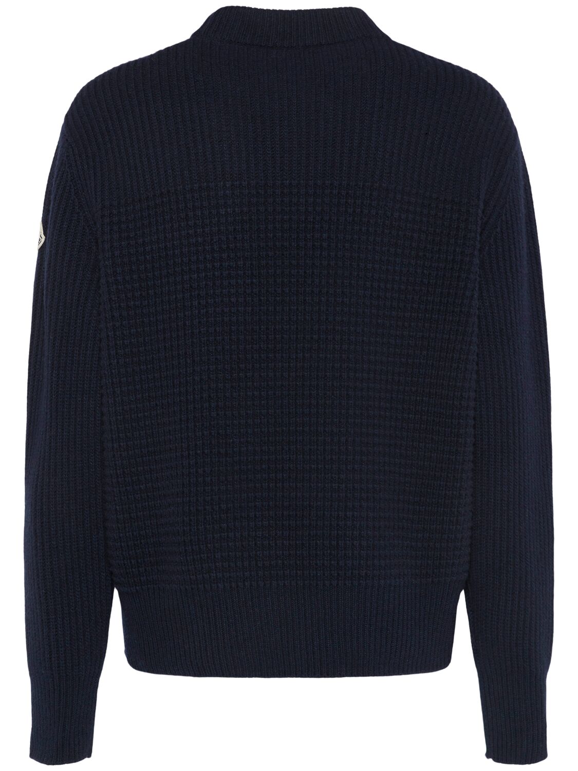 Shop Moncler Virgin Wool & Cashmere Sweater In Blue