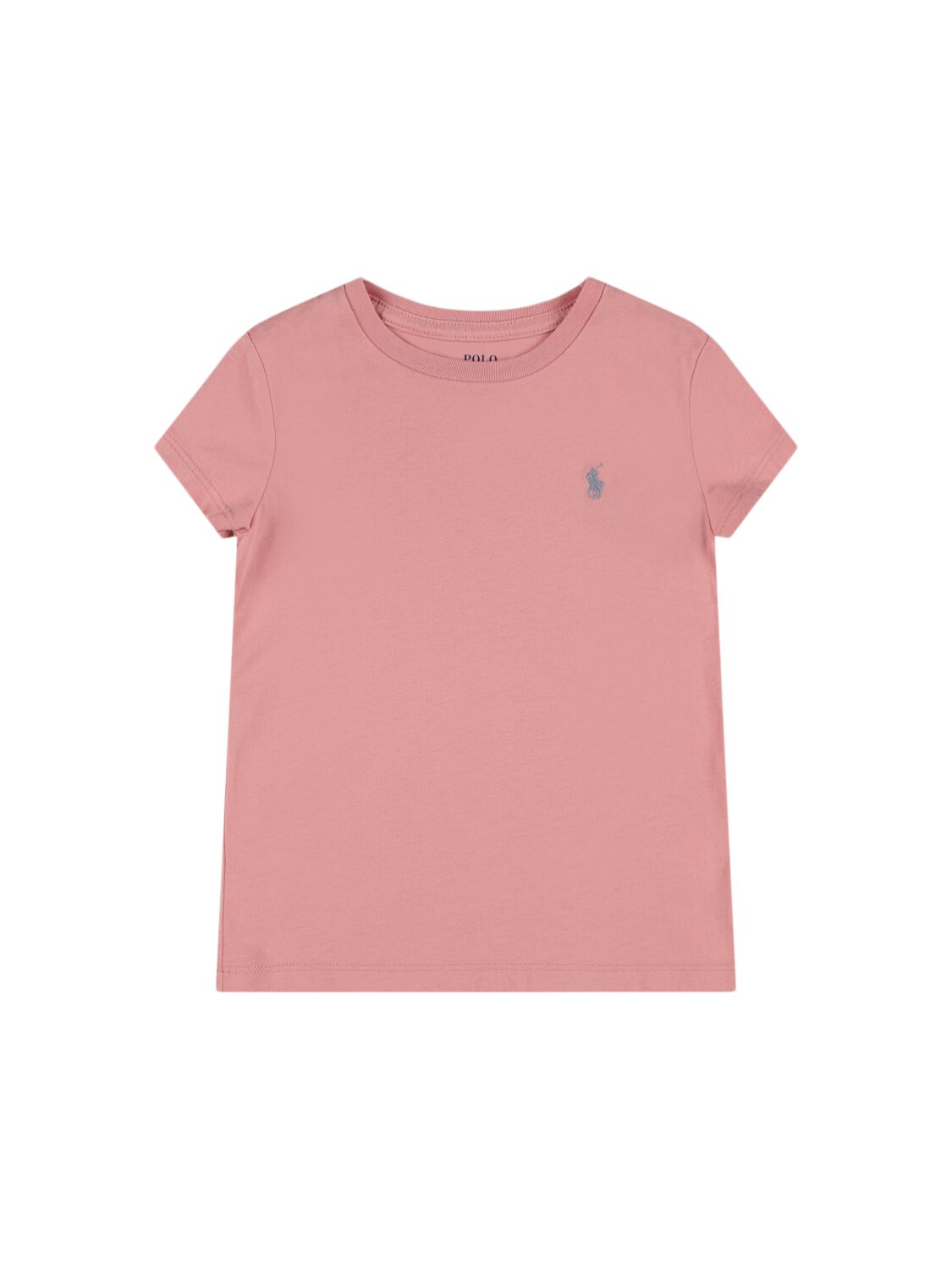 Polo Ralph Lauren Babies' T-shirt Aus Baumwolljersey Mit Aufgesticktem Logo In Pink