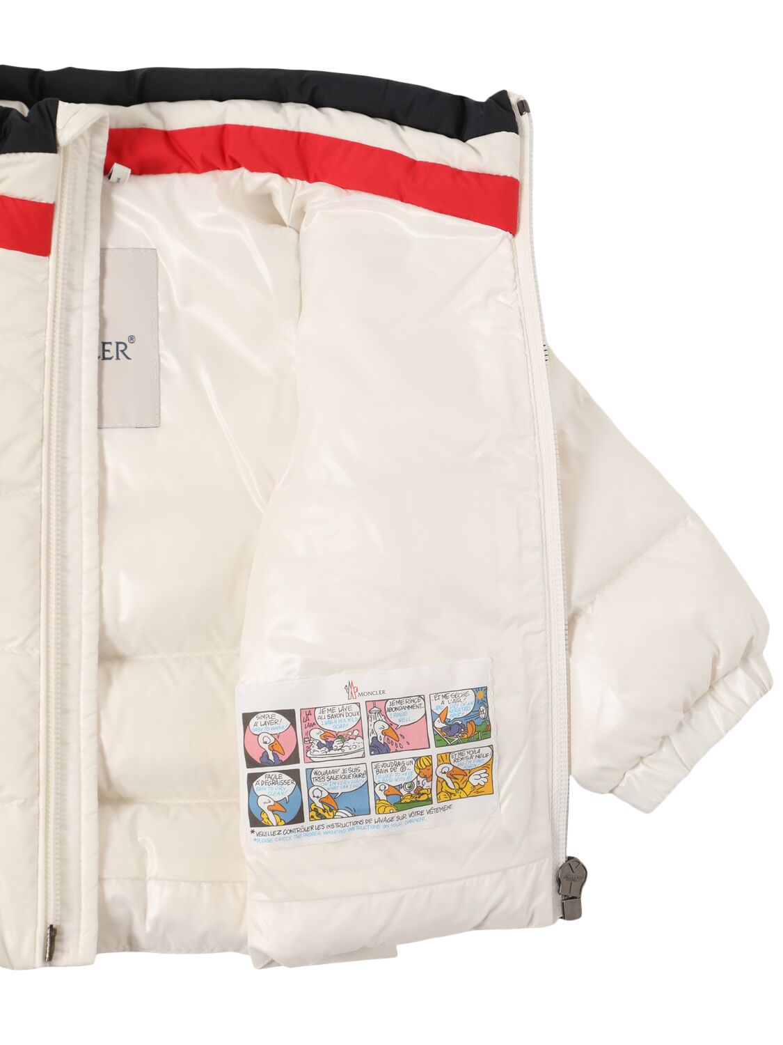 Shop Moncler Vashiti Nylon Down Jacket In White