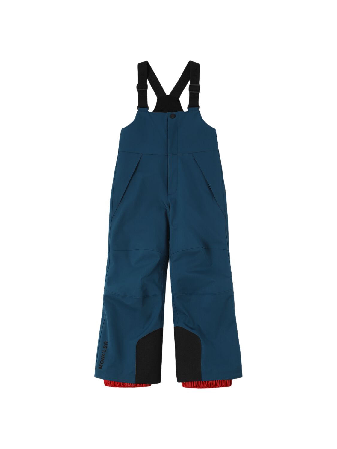 Moncler High Performance Nylon Ski Pants In Blue Opal