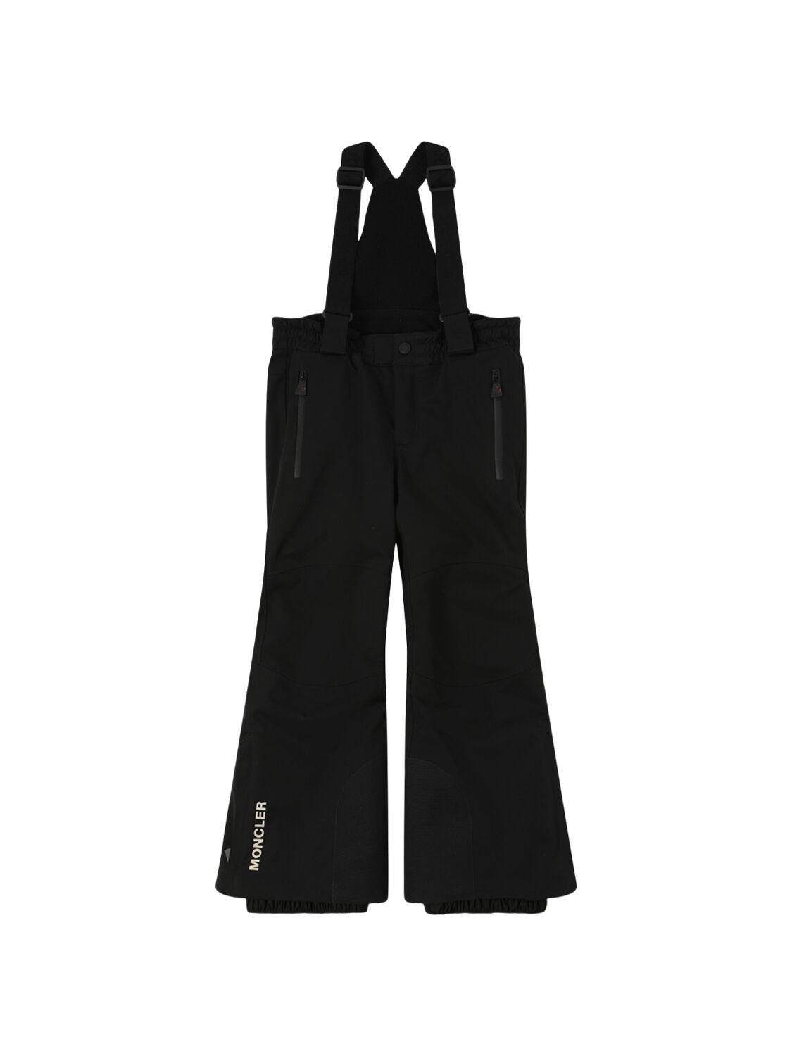 Moncler High Performance Nylon Ski Pants In Black