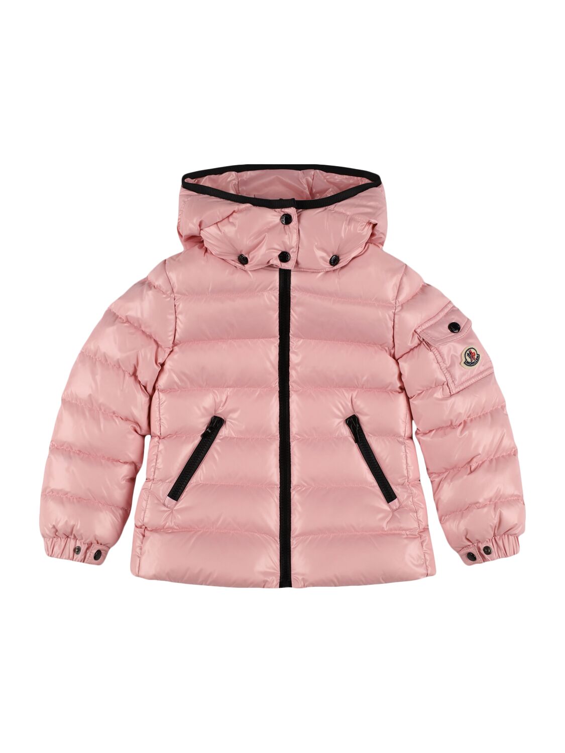 Moncler Kids' Bady Nylon Down Jacket In Pink