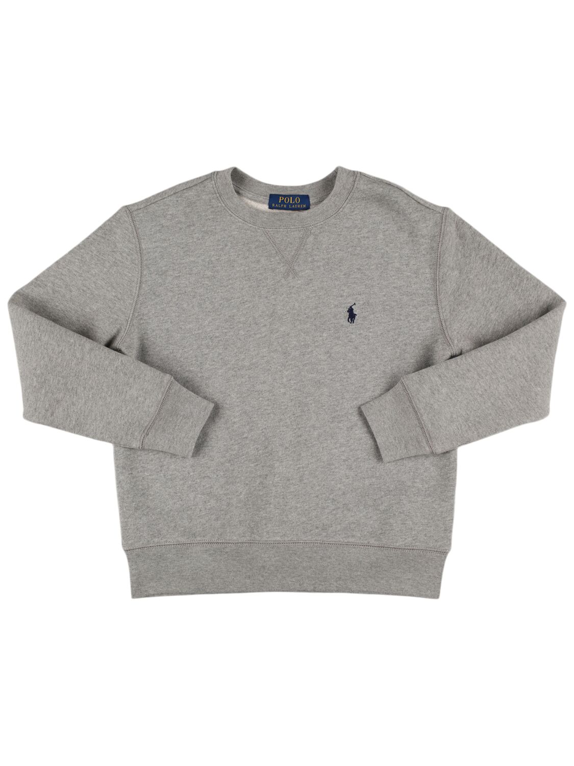 Image of Logo Cotton Blend Sweatshirt