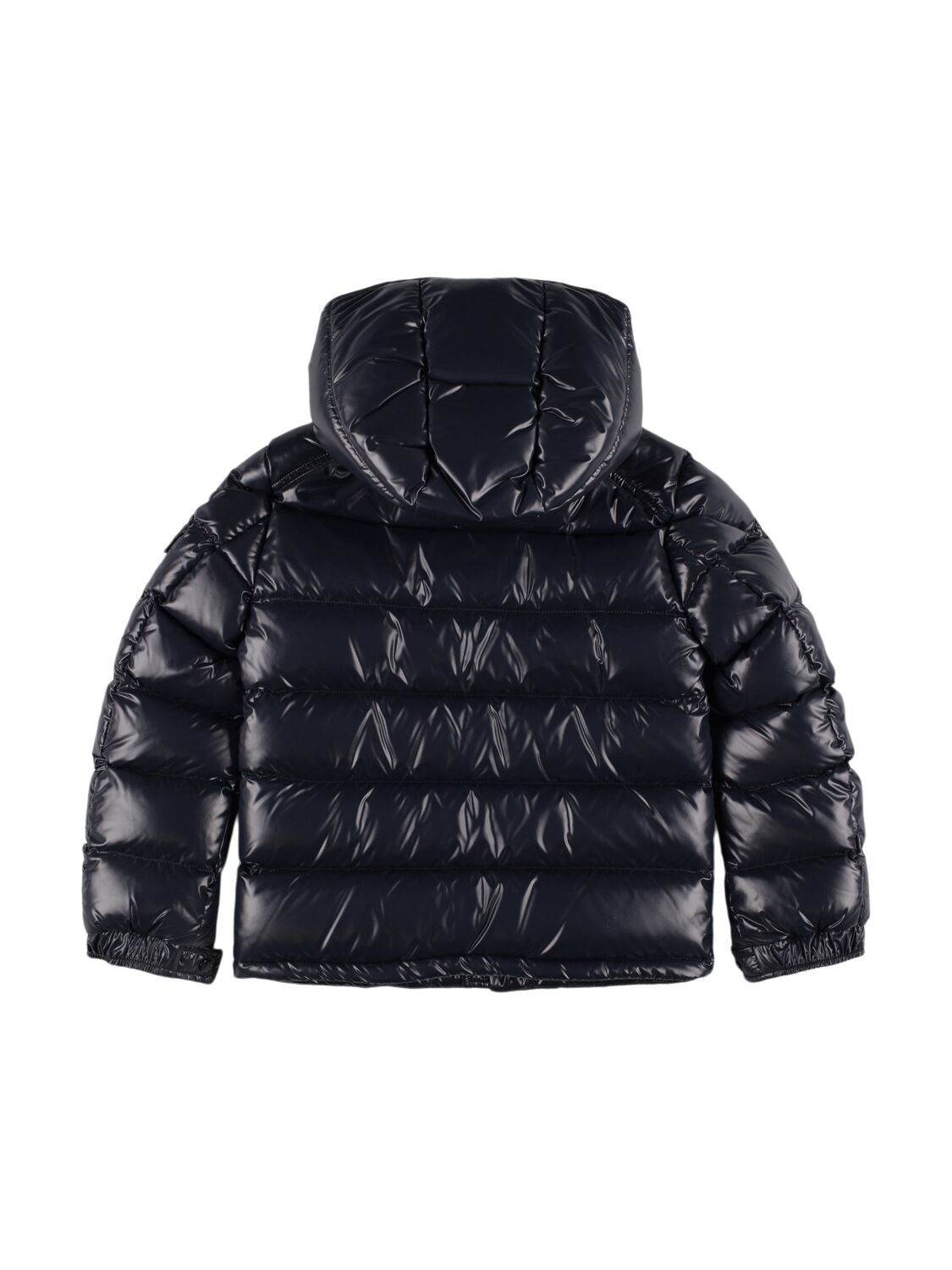 Shop Moncler New Maya Nylon Down Jacket In 午夜蓝