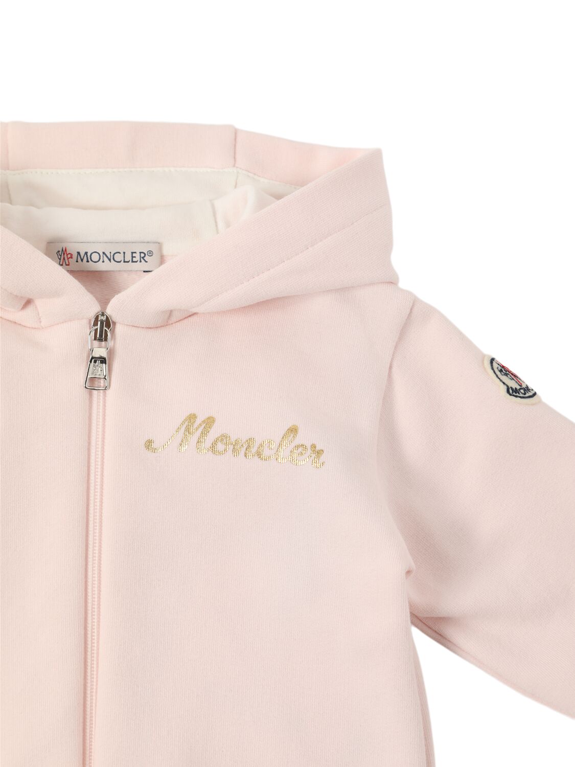 MONCLER COTTON ZIP-UP SWEATSHIRT & SWEATPANTS 