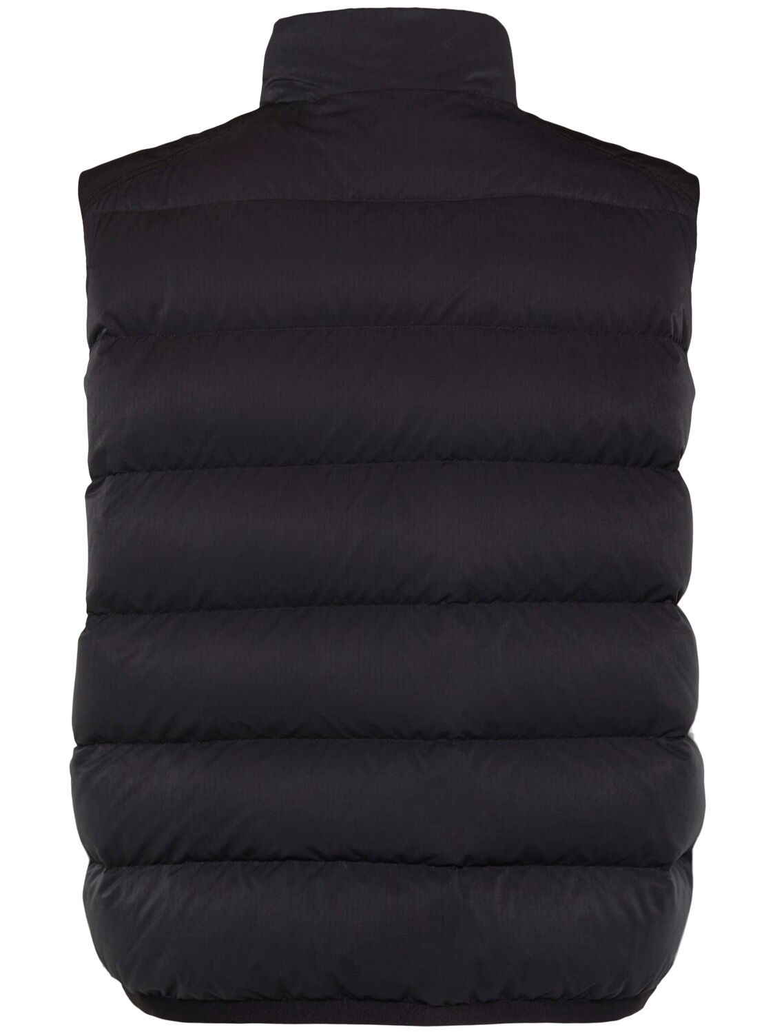 Shop Moncler Larici Tech Down Vest In Black