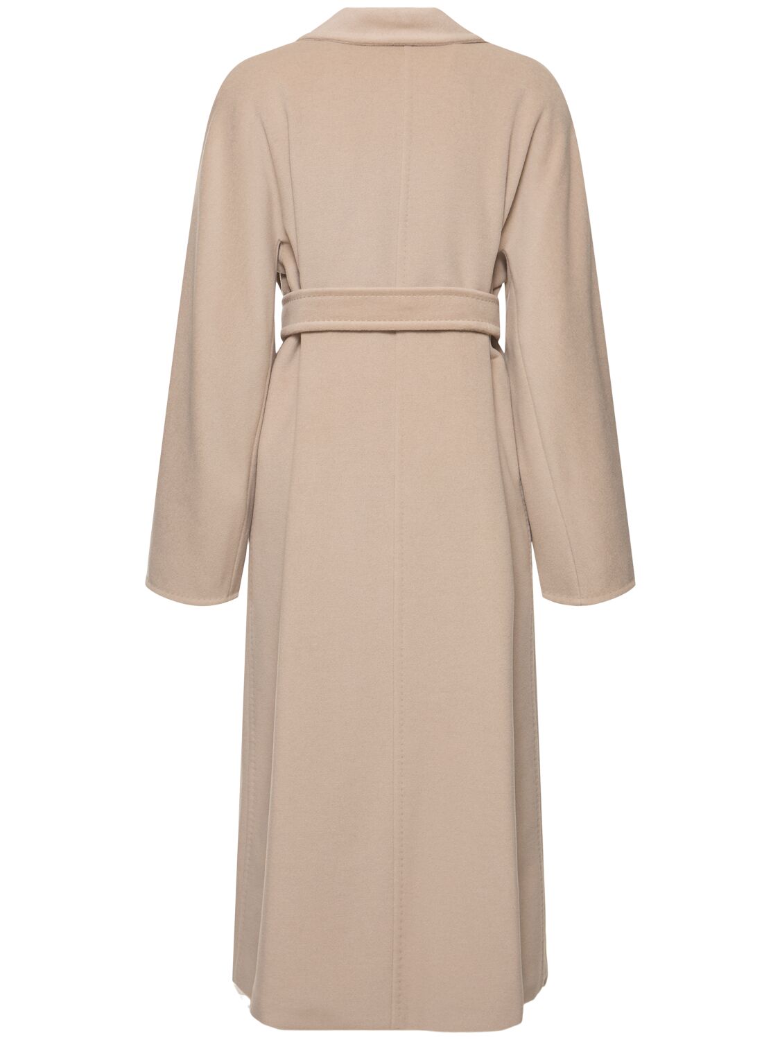 Max Mara Women's Beige Double-breasted Coat In Pink