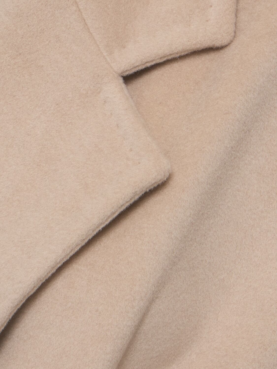 Max Mara Women's Beige Double-breasted Coat In Pink