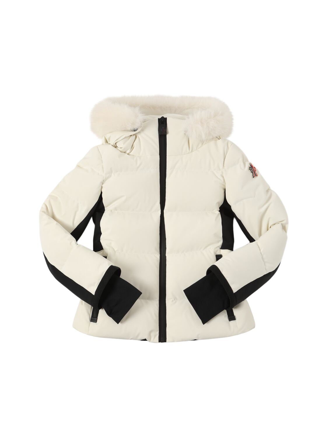 Moncler New Guyane Performance Down Ski Jacket In White