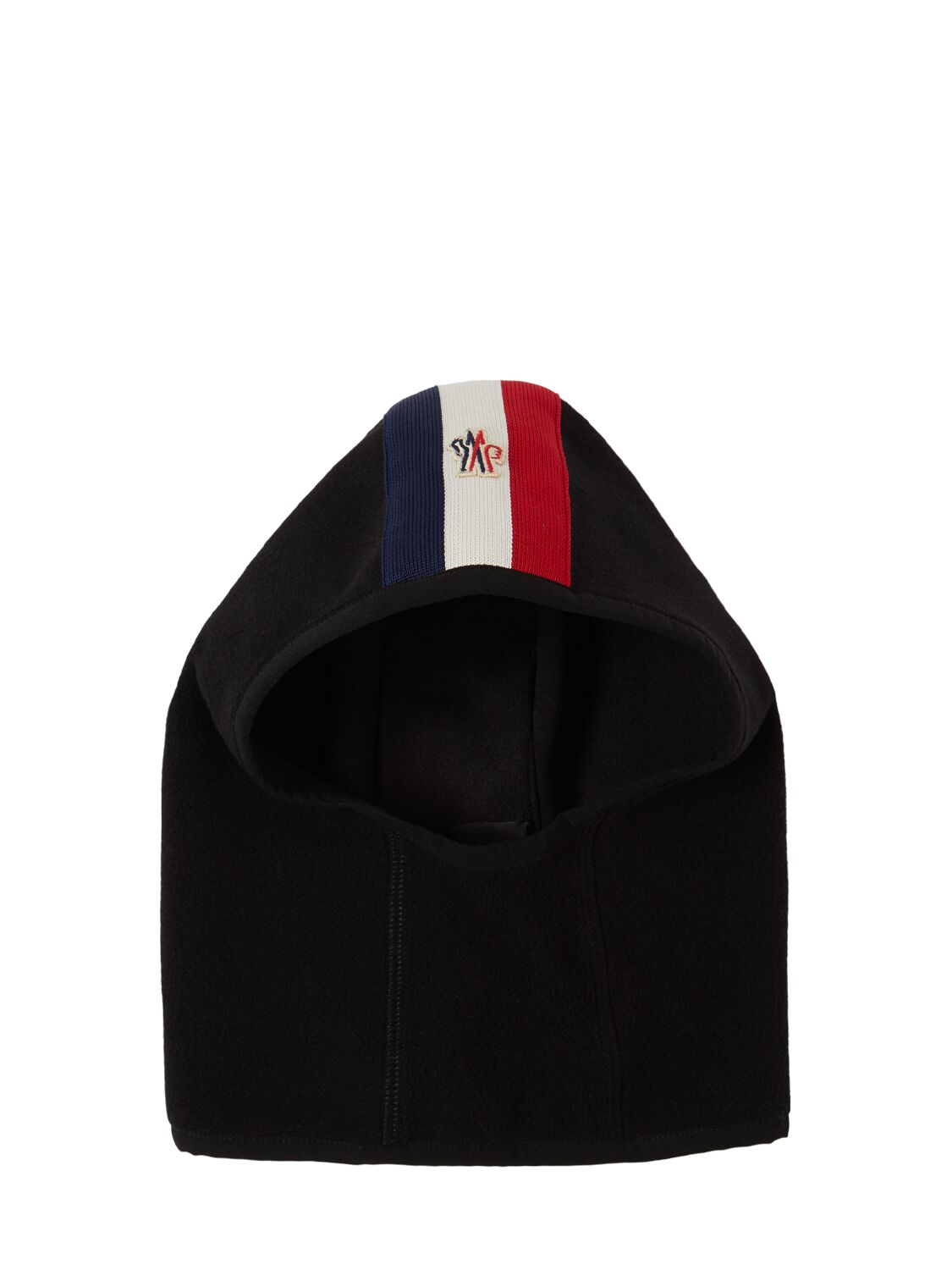 Moncler Stretch Tech Polar Fleece Balaclava In Black