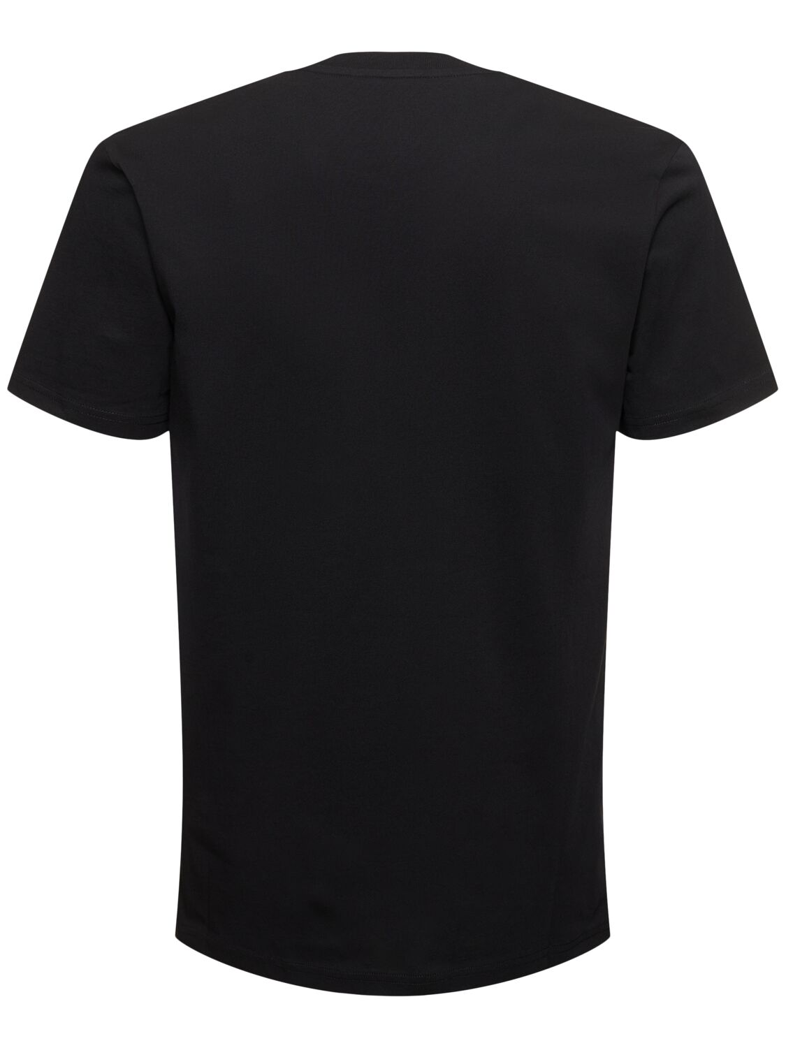 Shop Moschino Teddy Patch Short Sleeve T-shirt In Black