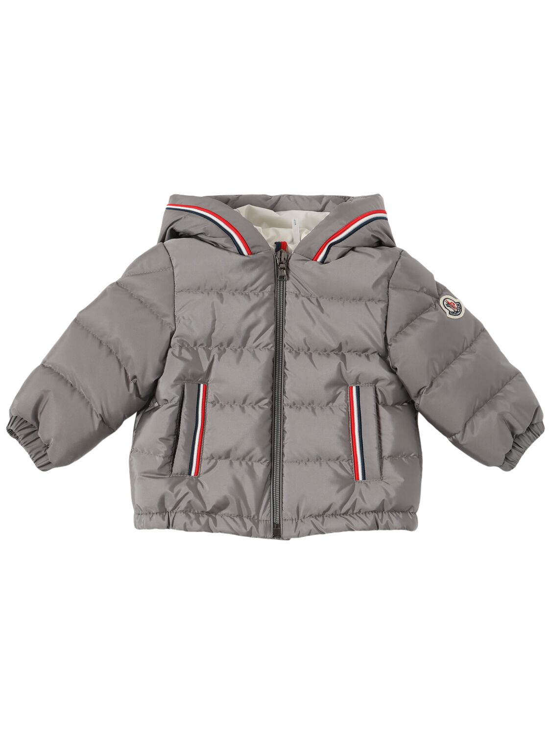 Moncler Merary Nylon Down Jacket In Grey