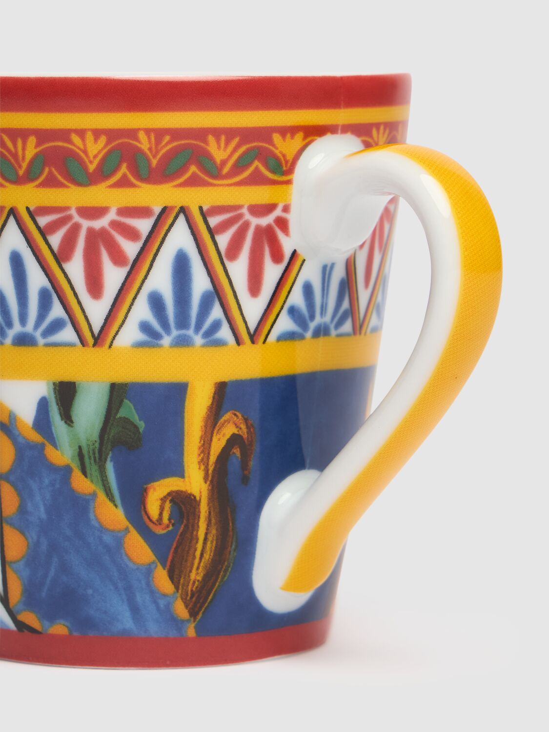 Shop Dolce & Gabbana Porcelain Mug In Multicolor