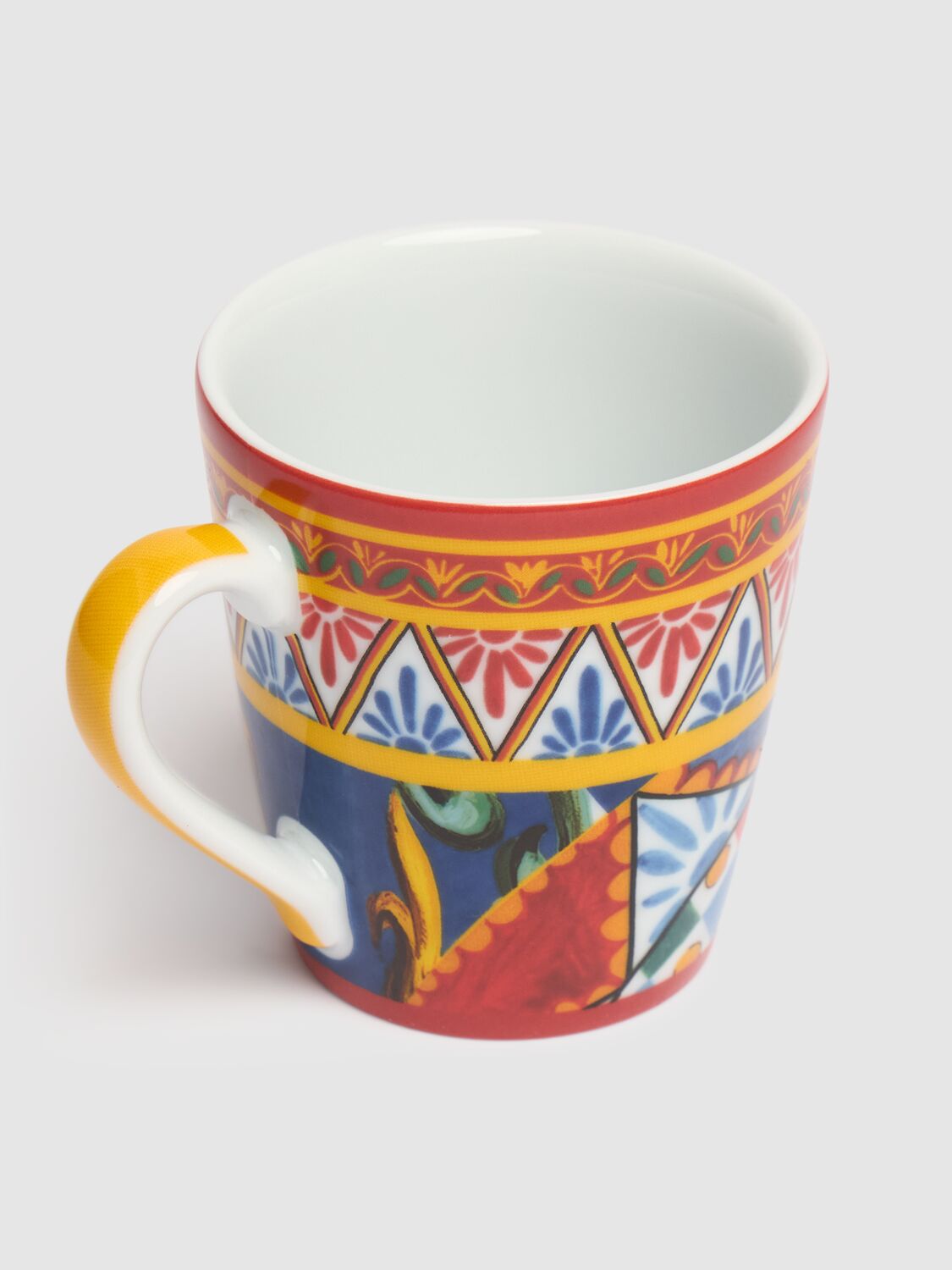 Shop Dolce & Gabbana Porcelain Mug In Multicolor