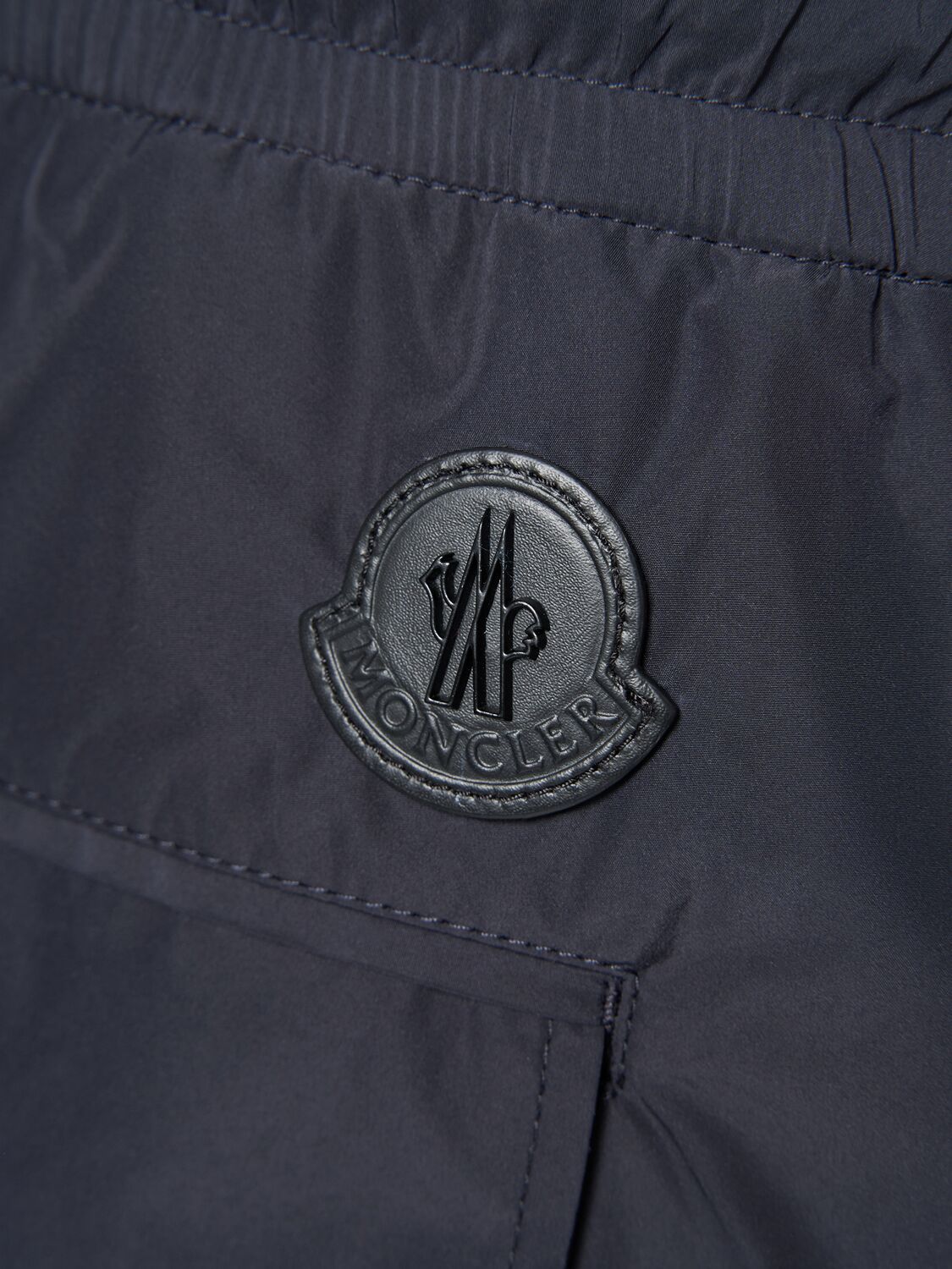 Shop Moncler Light Tech Pants In Royal Blue