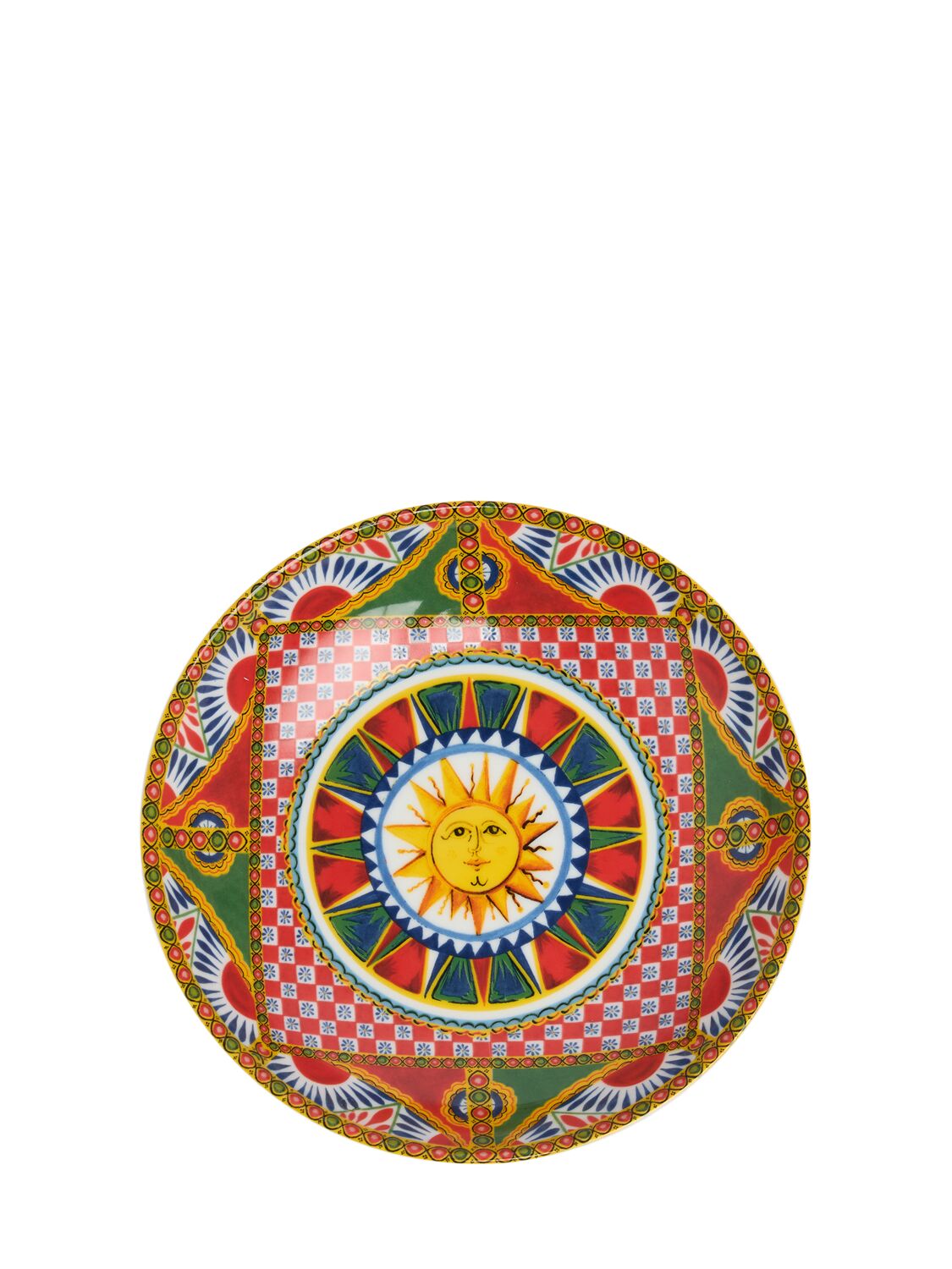 Dolce & Gabbana Set Of 2 Soup Plates In Multi
