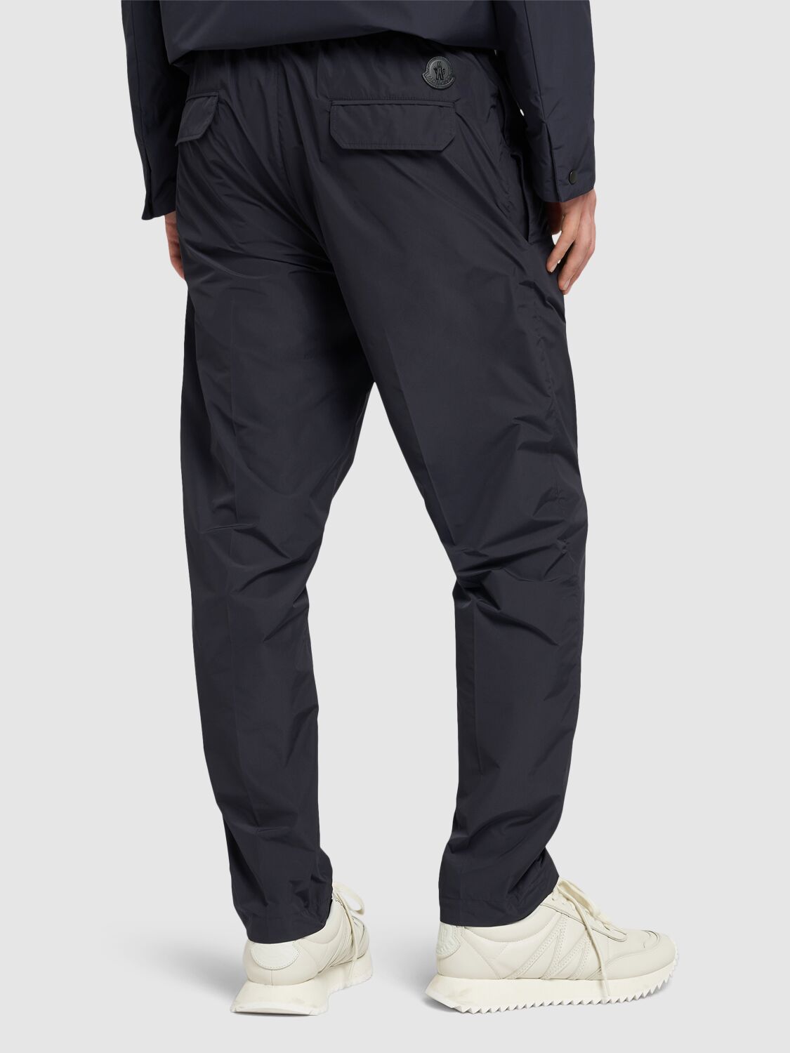 Shop Moncler Light Tech Pants In Royal Blue