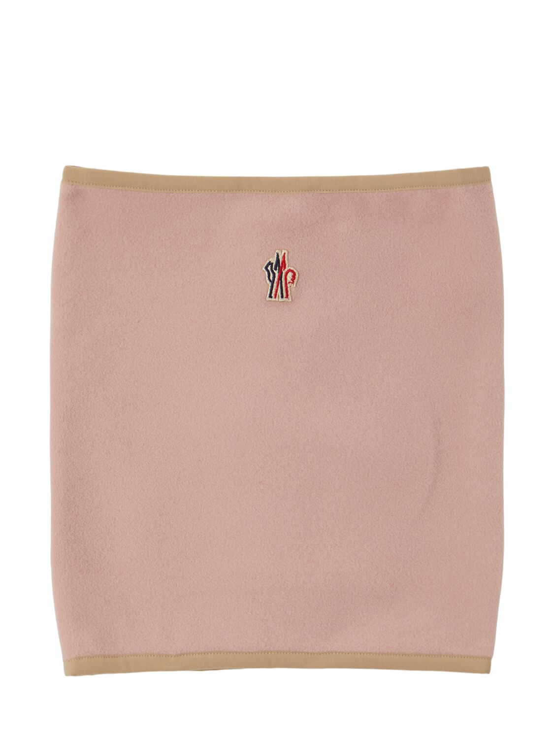 Moncler Stretch Tech Polar Fleece Neck Warmer In Bon Rose