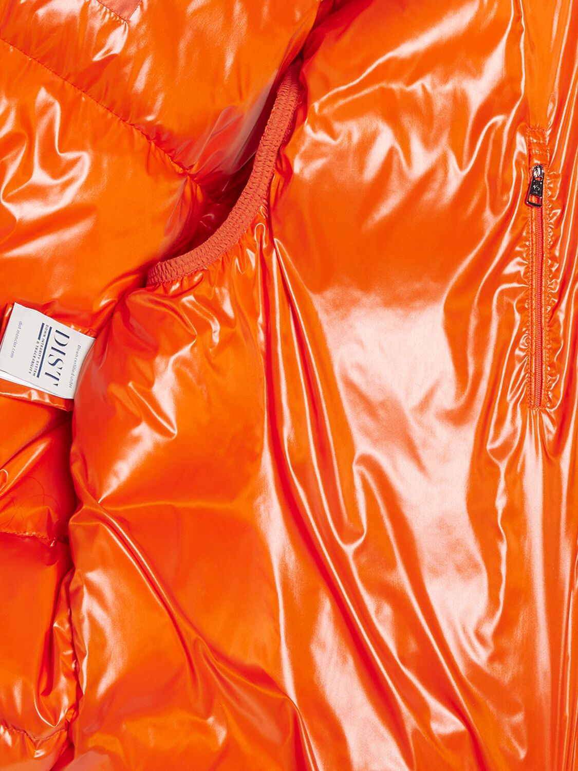 Shop Moncler Almaz Super Light Nylon Down Vest In Orange