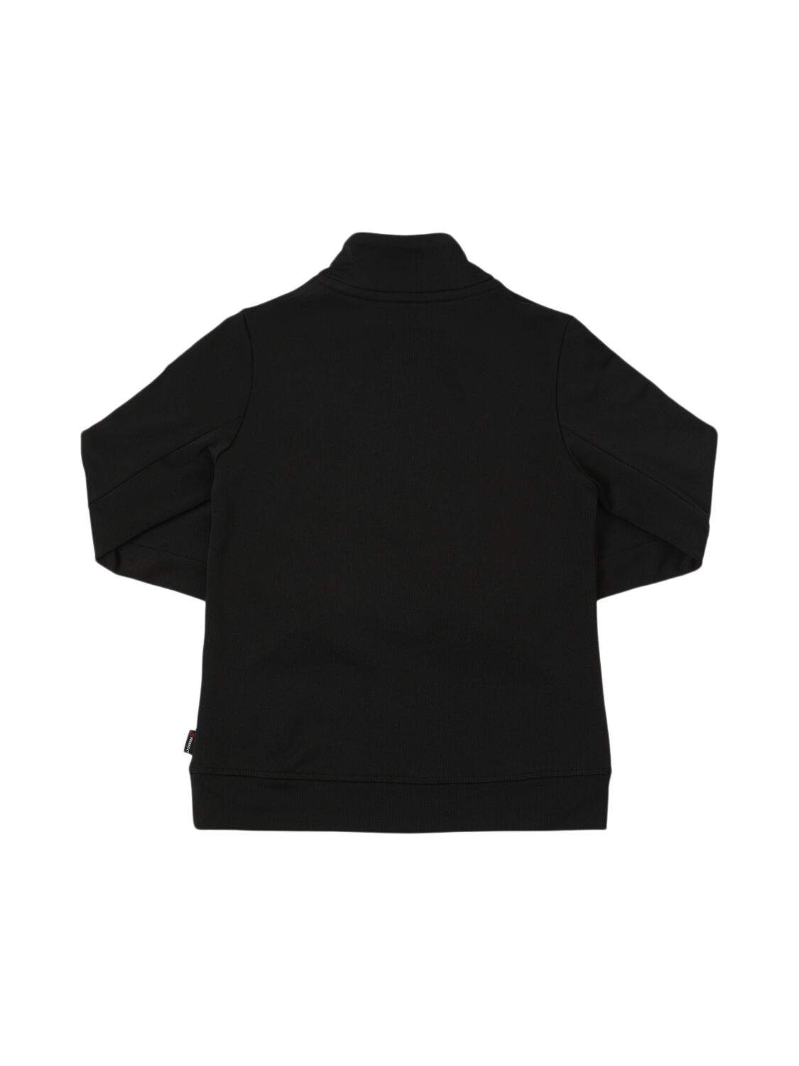 Shop Moncler Tricolour Tech Sweatshirt In Black