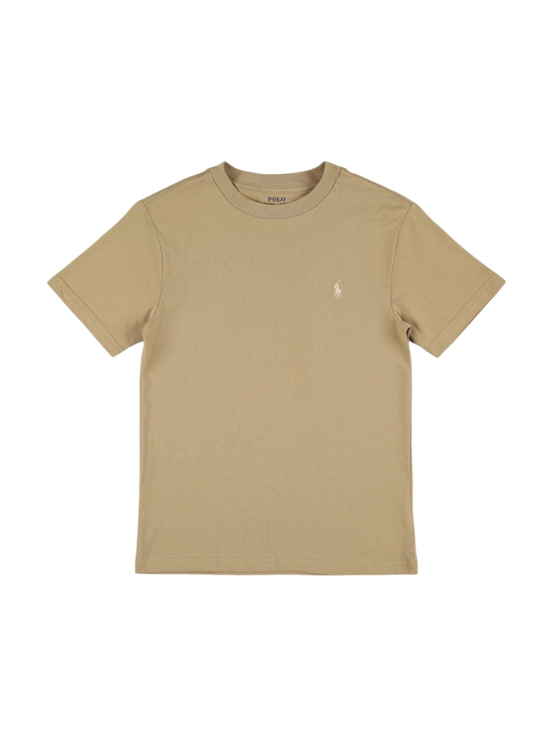 Polo Ralph Lauren Babies' T-shirt Aus Baumwolljersey Mit Gesticktem Logo In Neutral